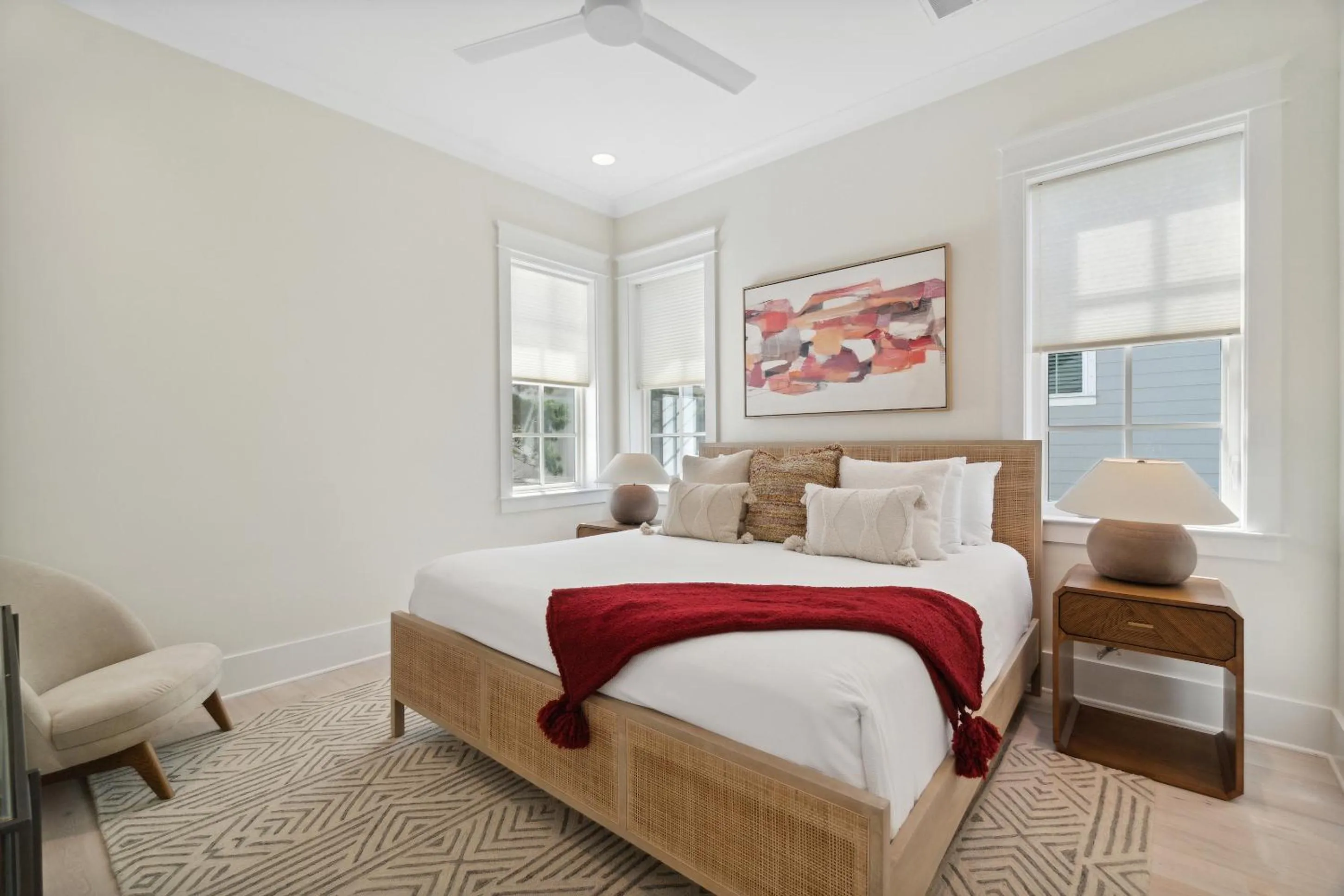 Bed in 30A Beach House - Harlie's House by Panhandle Getaways