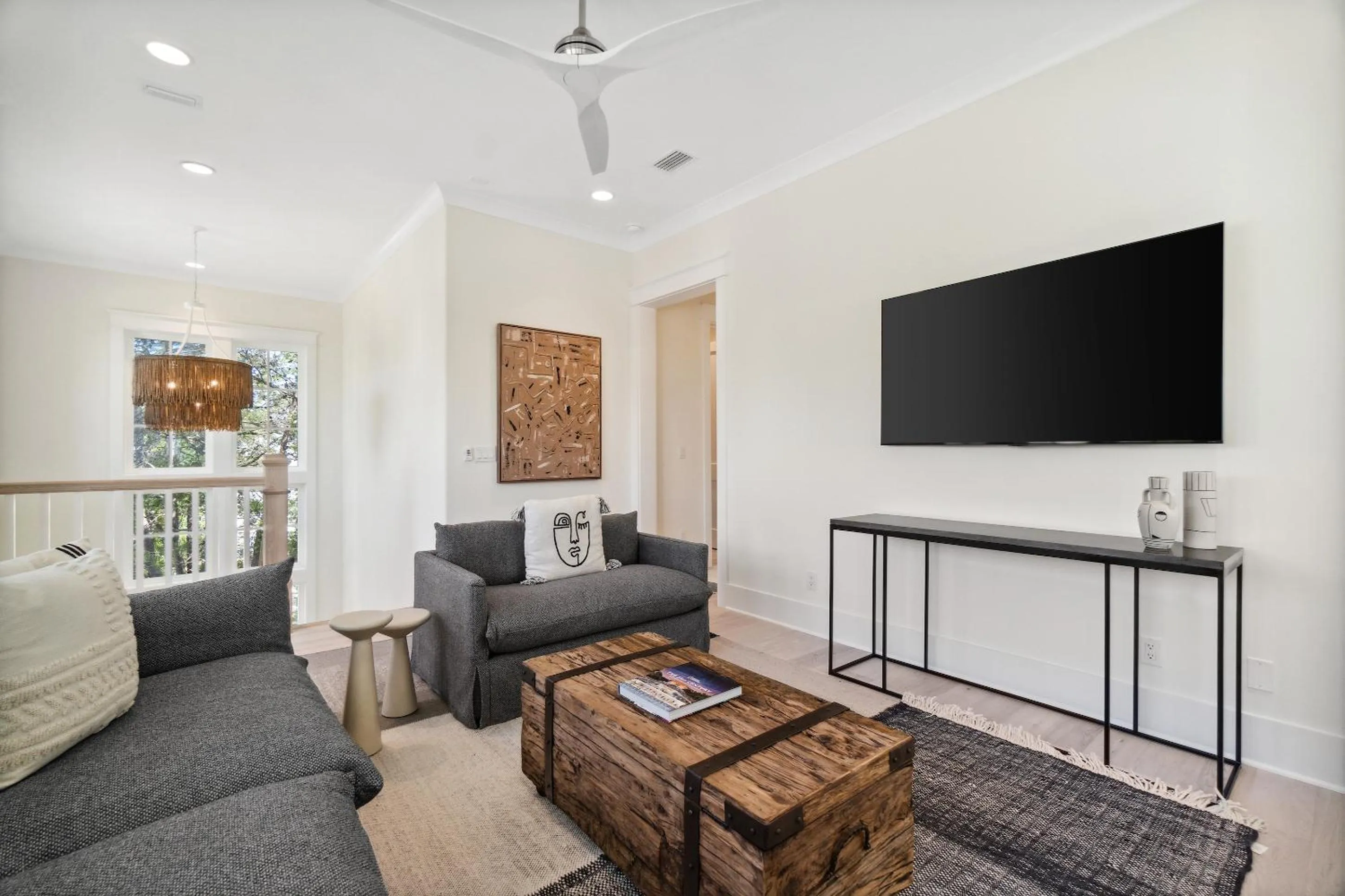 TV and multimedia in 30A Beach House - Harlie's House by Panhandle Getaways