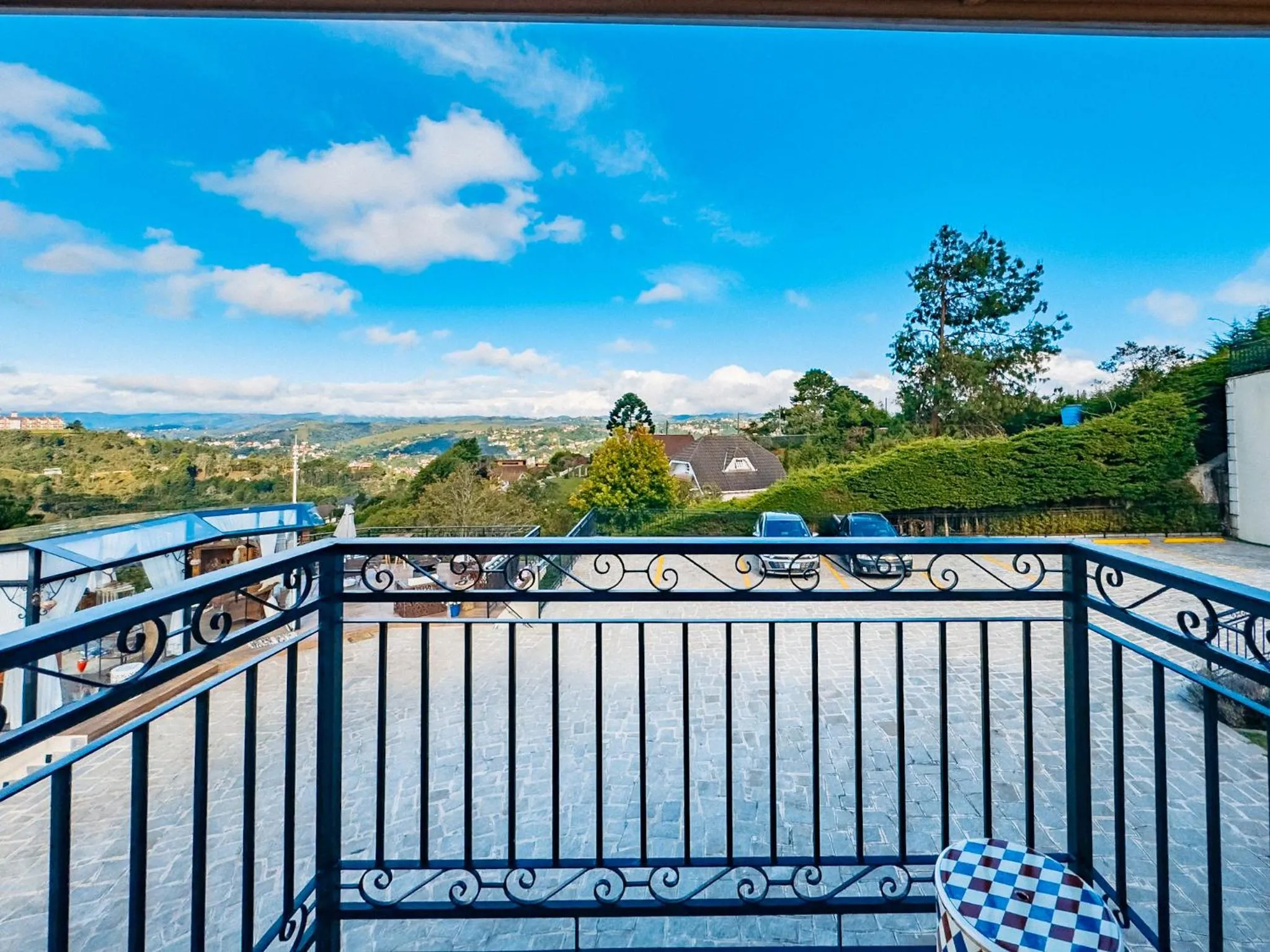 Balcony/Terrace in Pousada Ville Le Mont - Campos do Jordao