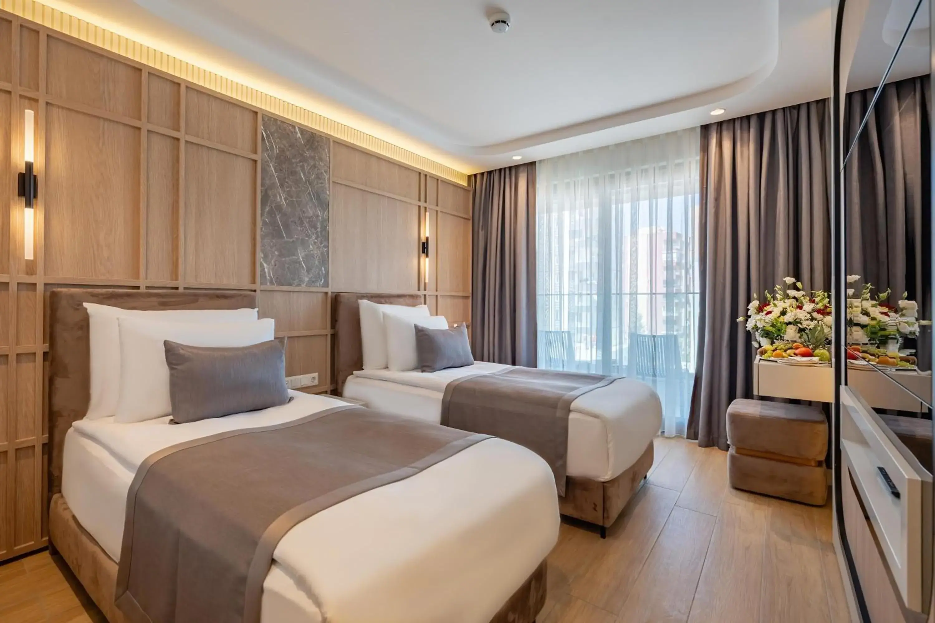 Bed in Awen Lara Hotel Bed in Awen Lara Hotel