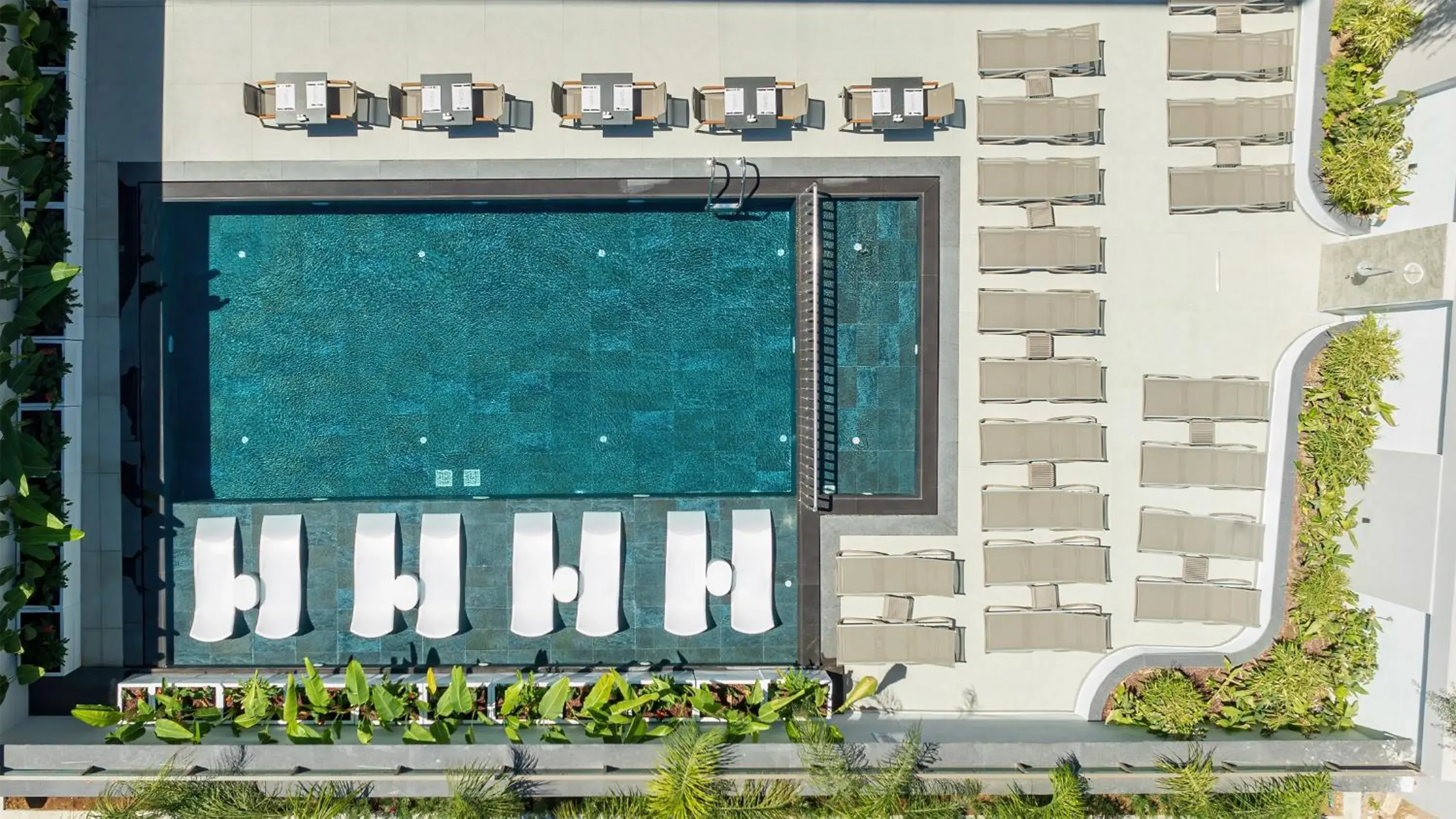 Pool view in Awen Lara Hotel Pool view in Awen Lara Hotel