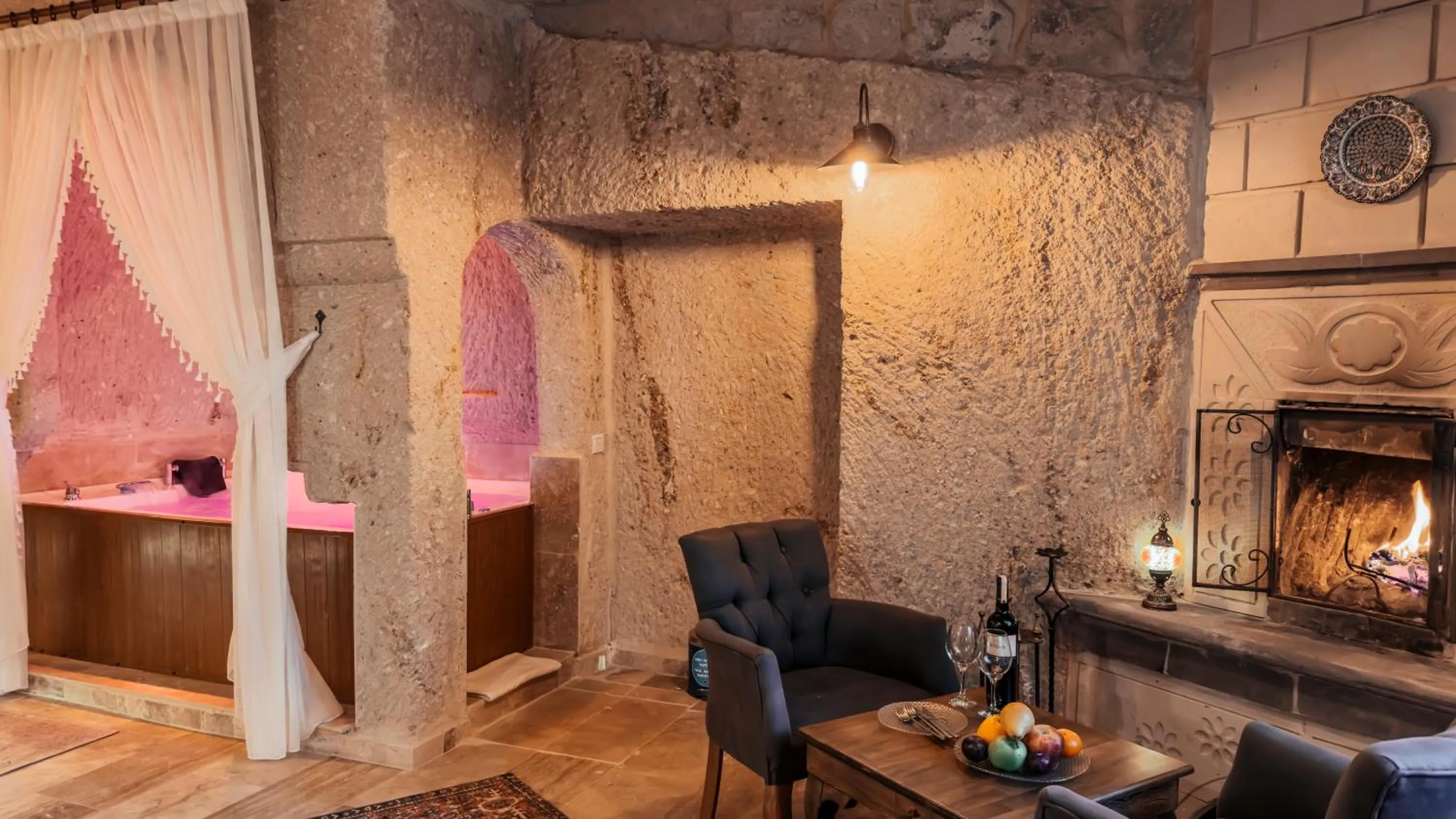 Living room in Bayar Cave Suites Special Class