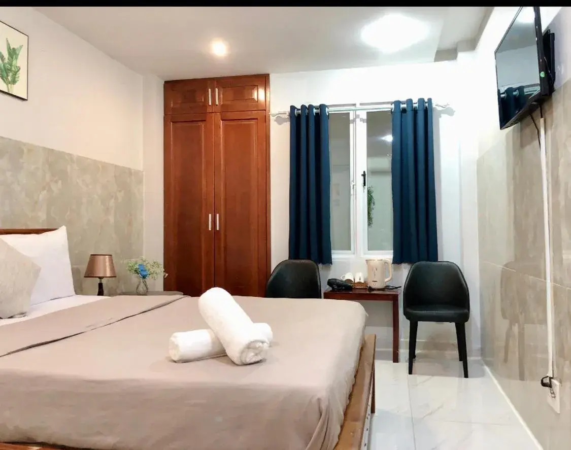 Bed in Saigon Cozy Hotel Bed in Saigon Cozy Hotel