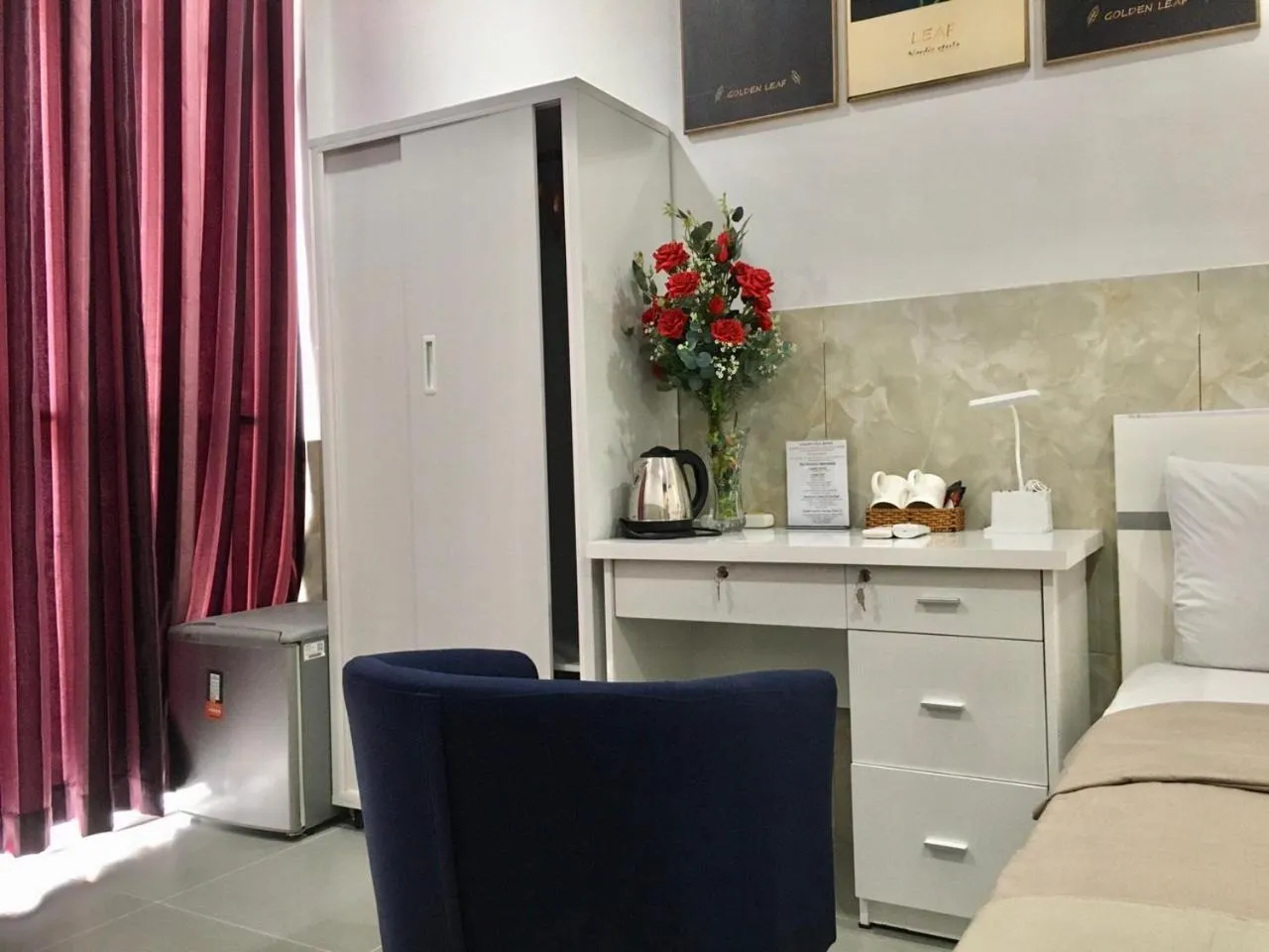 Bed in Saigon Cozy Hotel