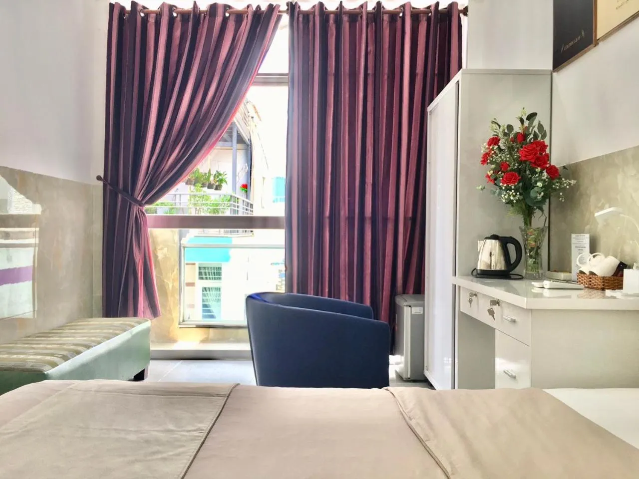 Bed in Saigon Cozy Hotel