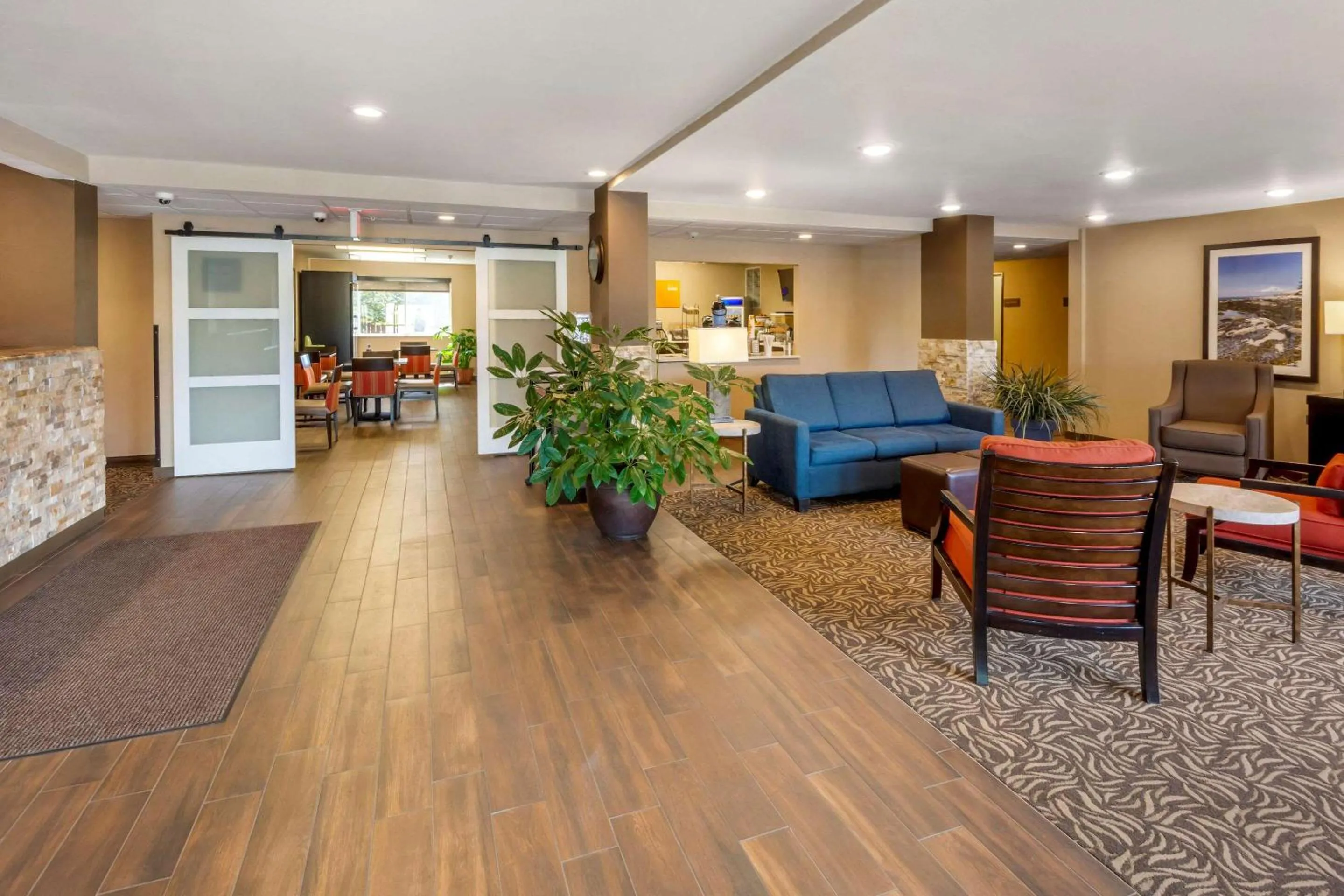 Lobby or reception in Comfort Inn