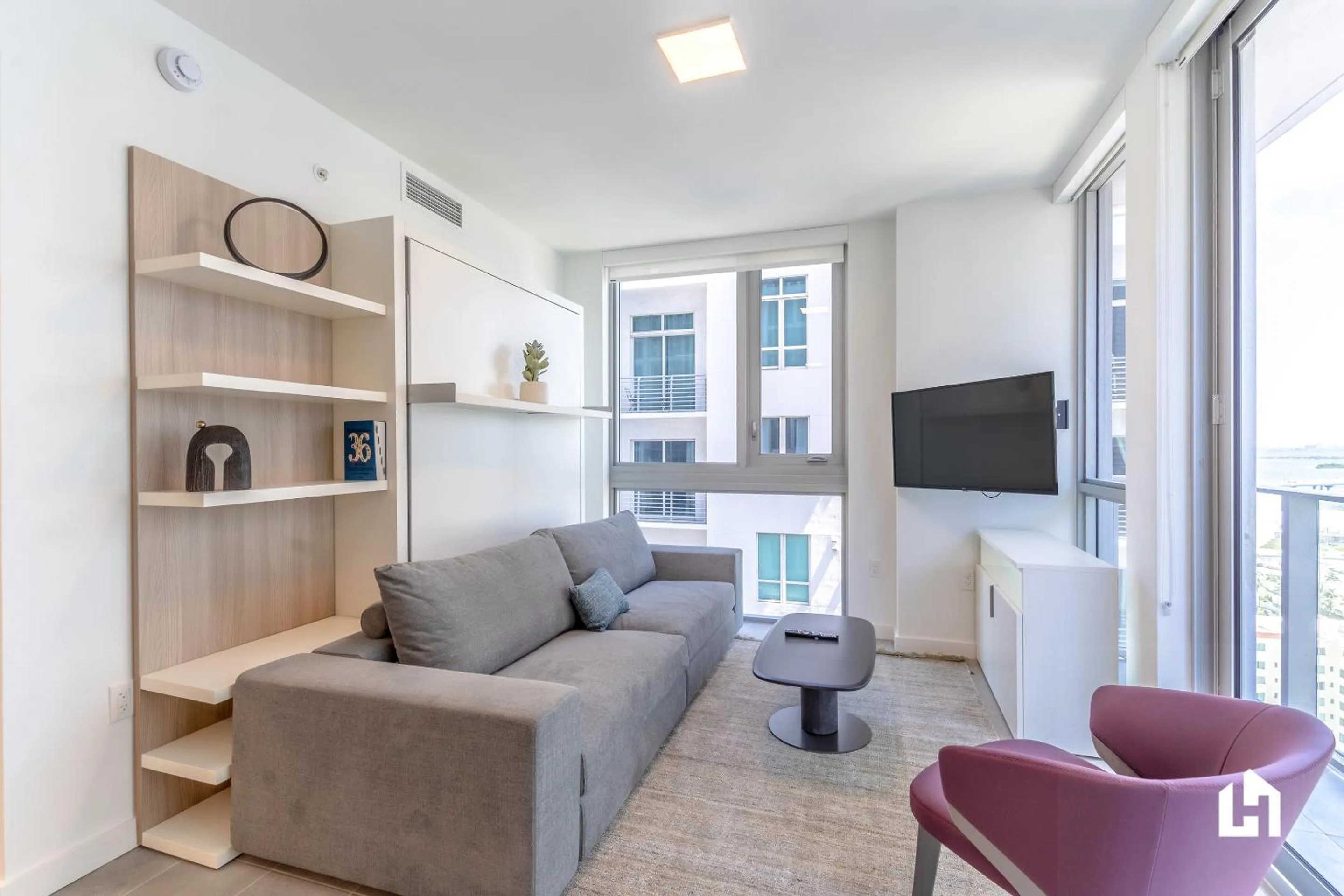 TV and multimedia in Downtown Miami Condos by Lua Host