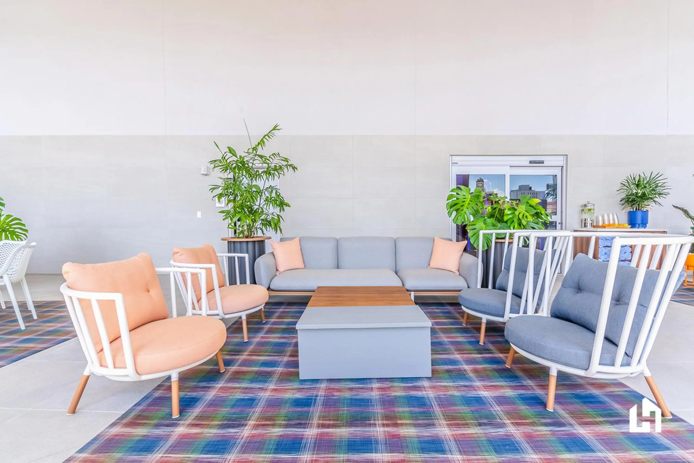 Seating area in Downtown Miami Condos by Lua Host