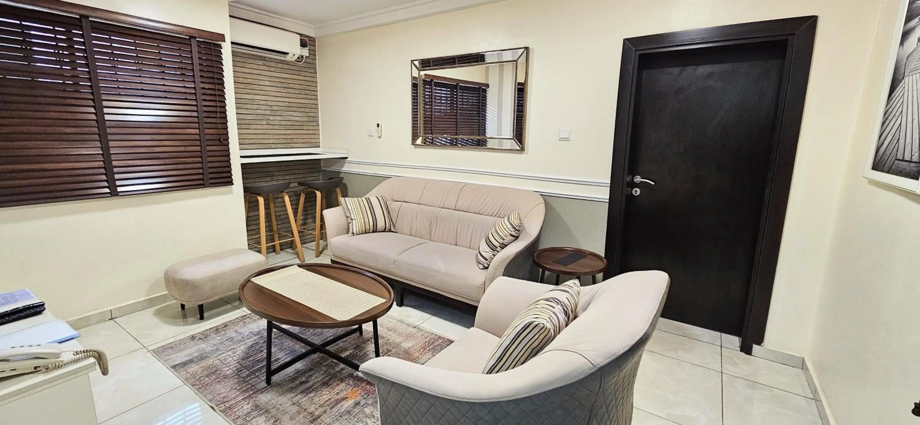 Living room in The Leneade - City Centre at Wuse 2