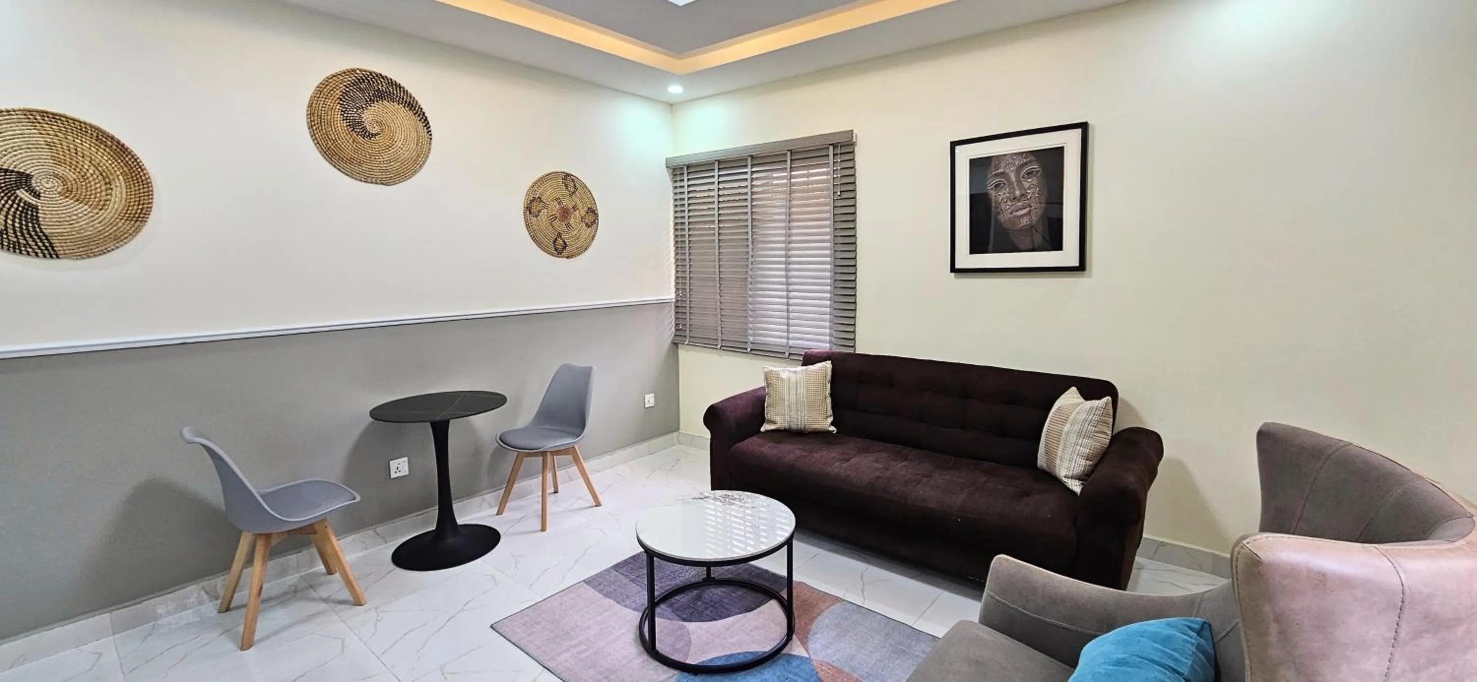Living room in The Leneade - City Centre at Wuse 2
