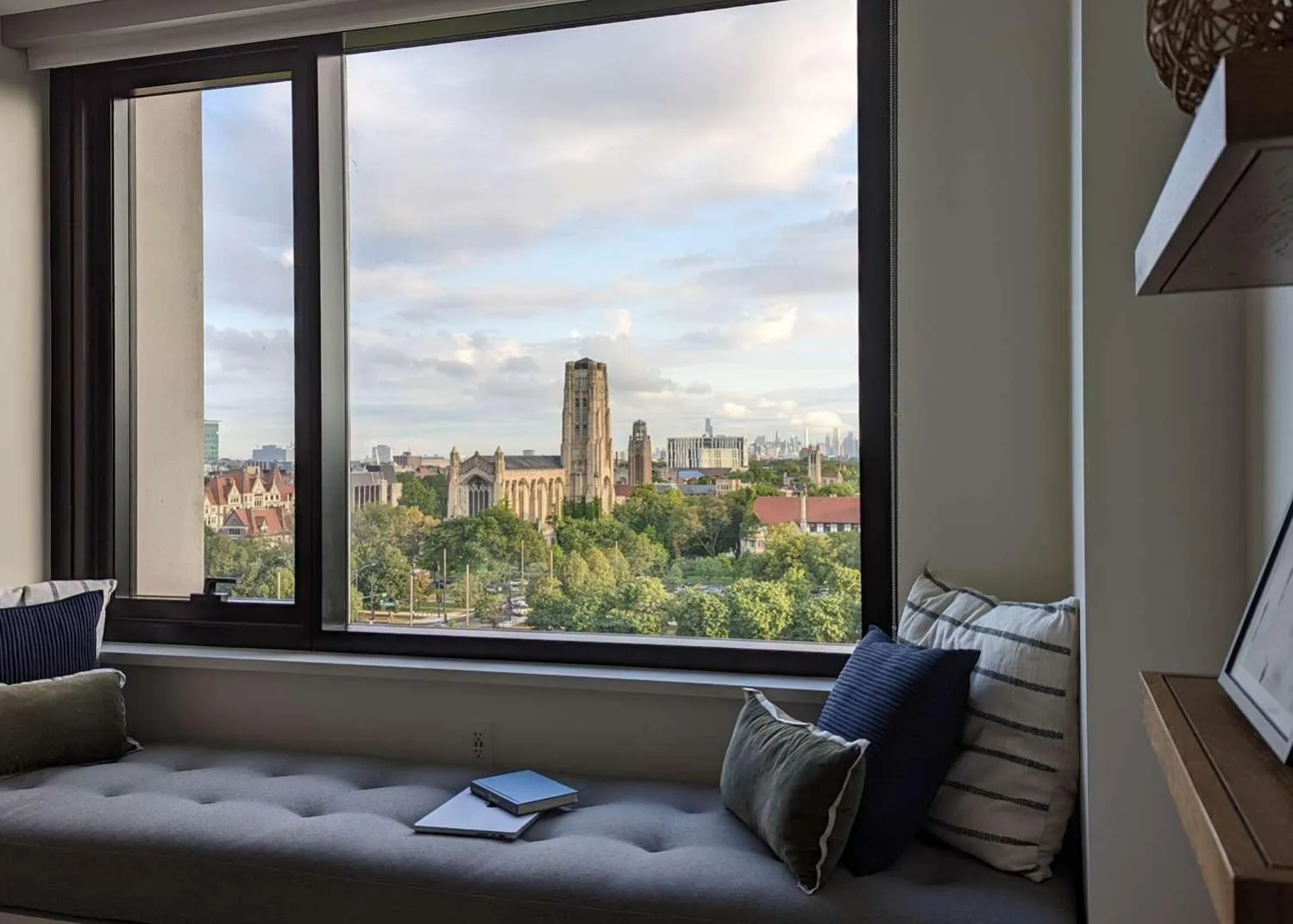 Seating area in The Study at the University of Chicago