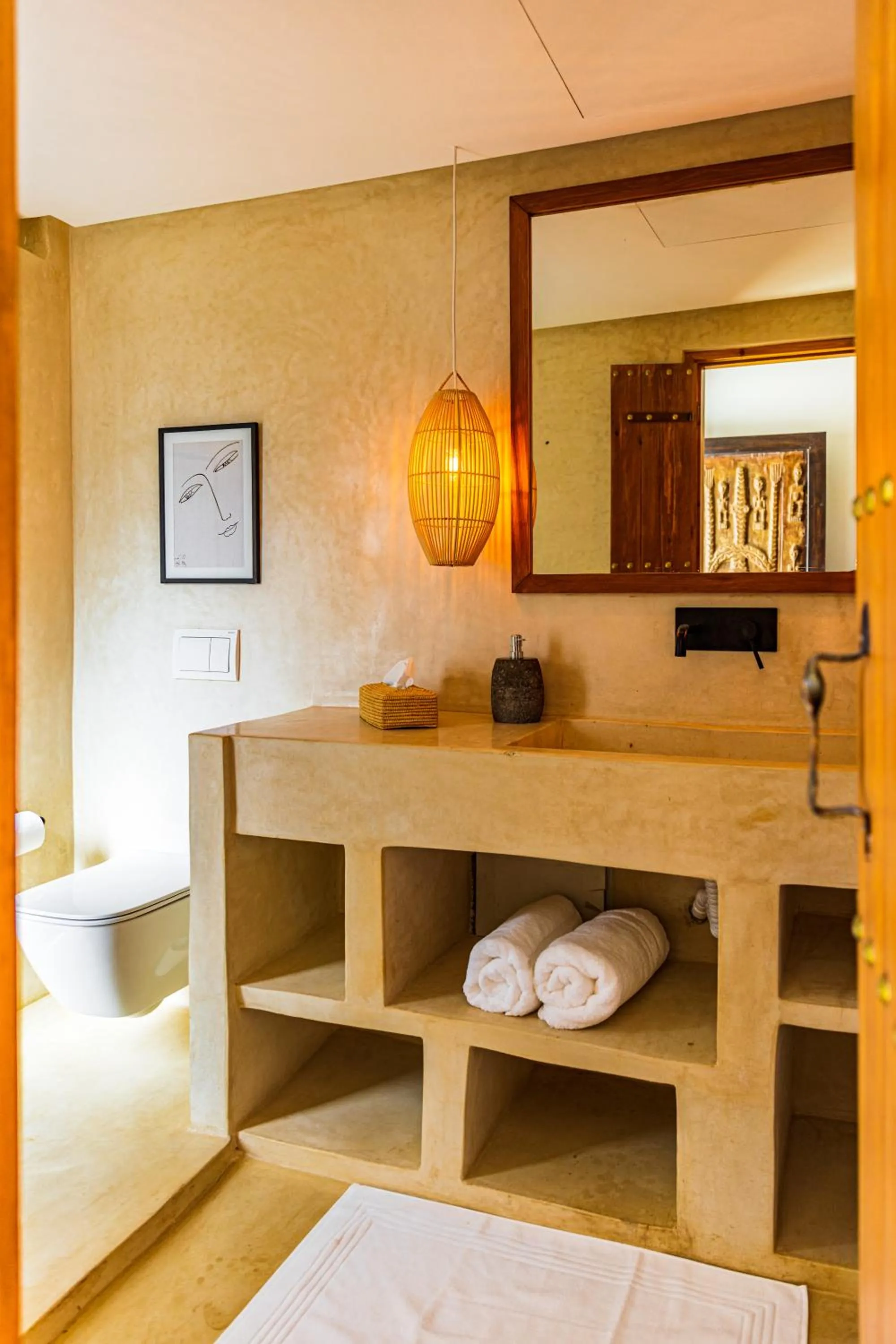 Bed in Pure House Marrakech