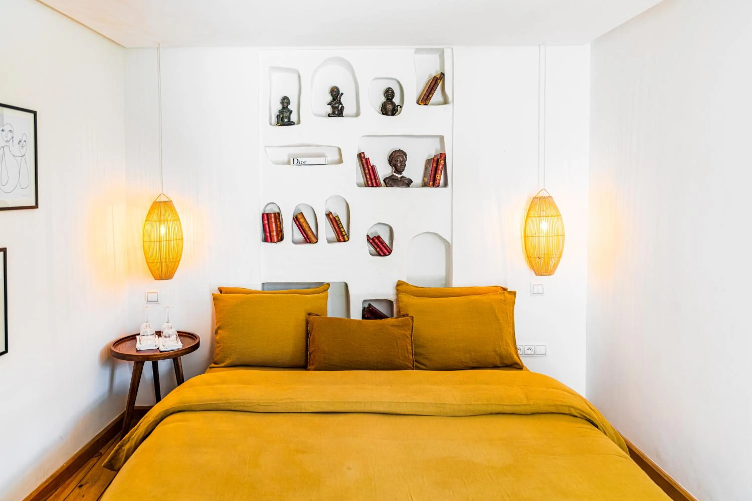 Bed in Pure House Marrakech