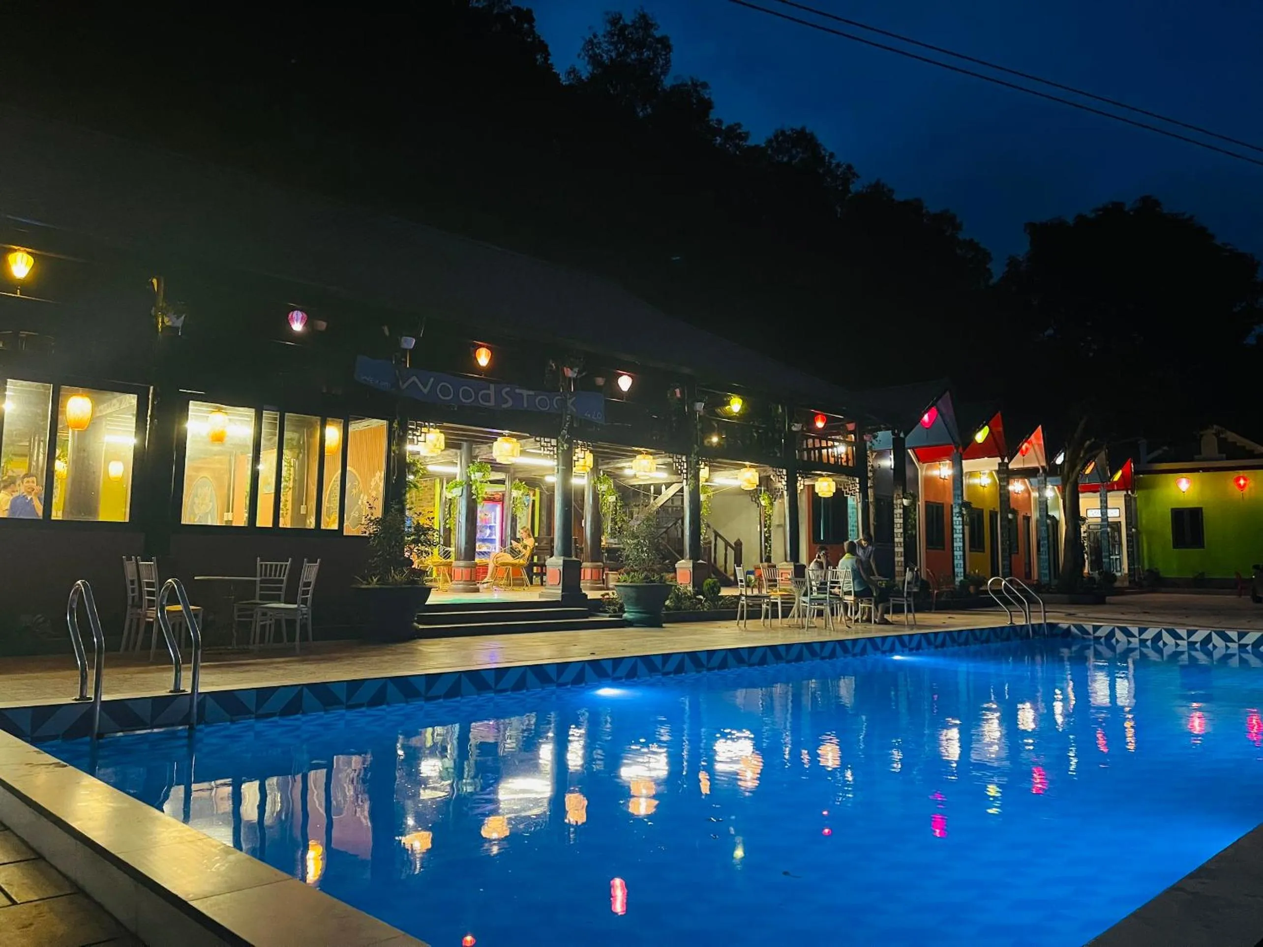 Swimming pool in Cat Ba SOL Beach