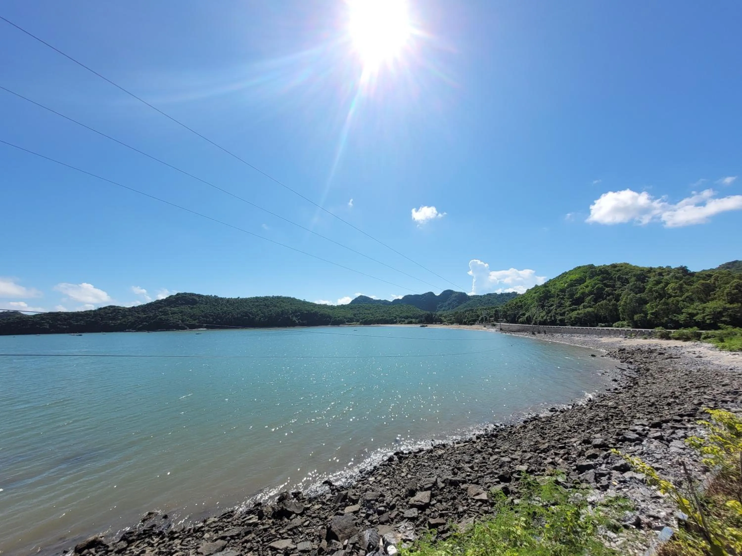 Beach in Cat Ba SOL Beach