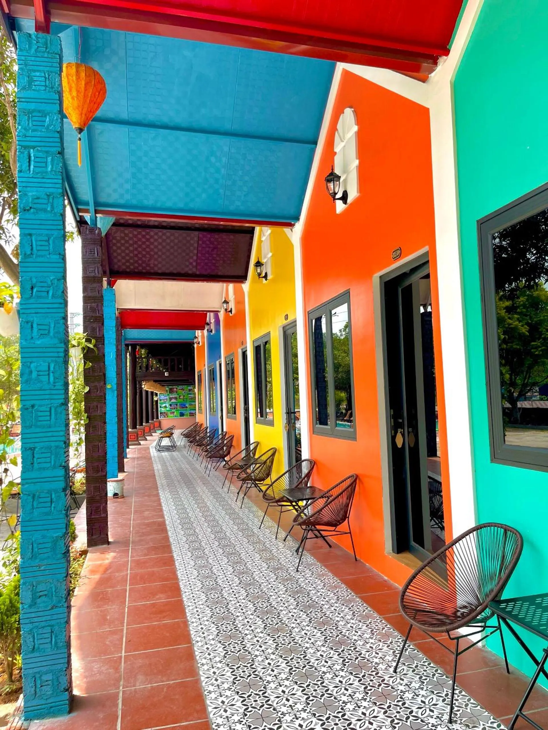 Patio in Cat Ba SOL Beach