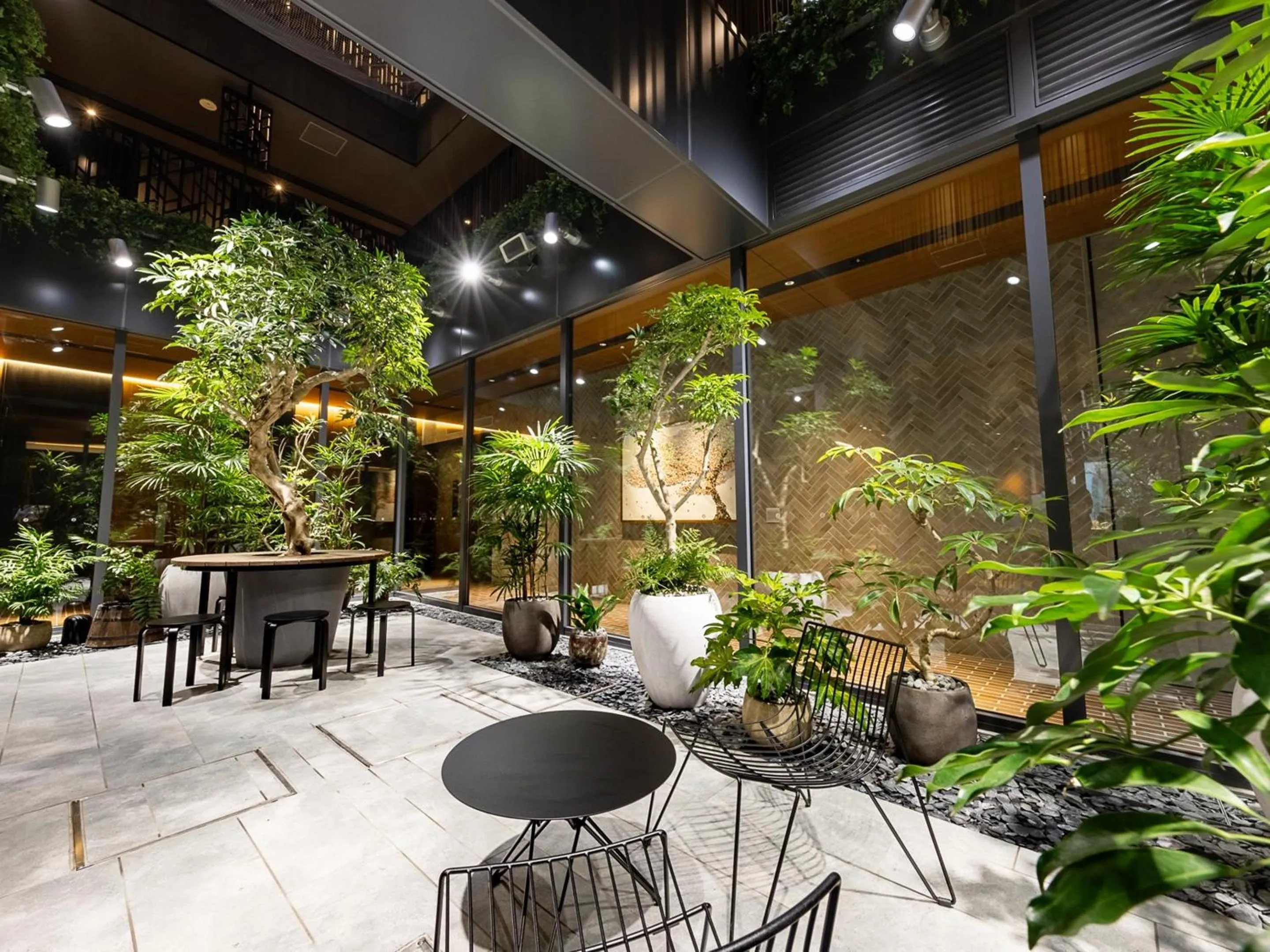 Inner courtyard view in &Here TOKYO UENO