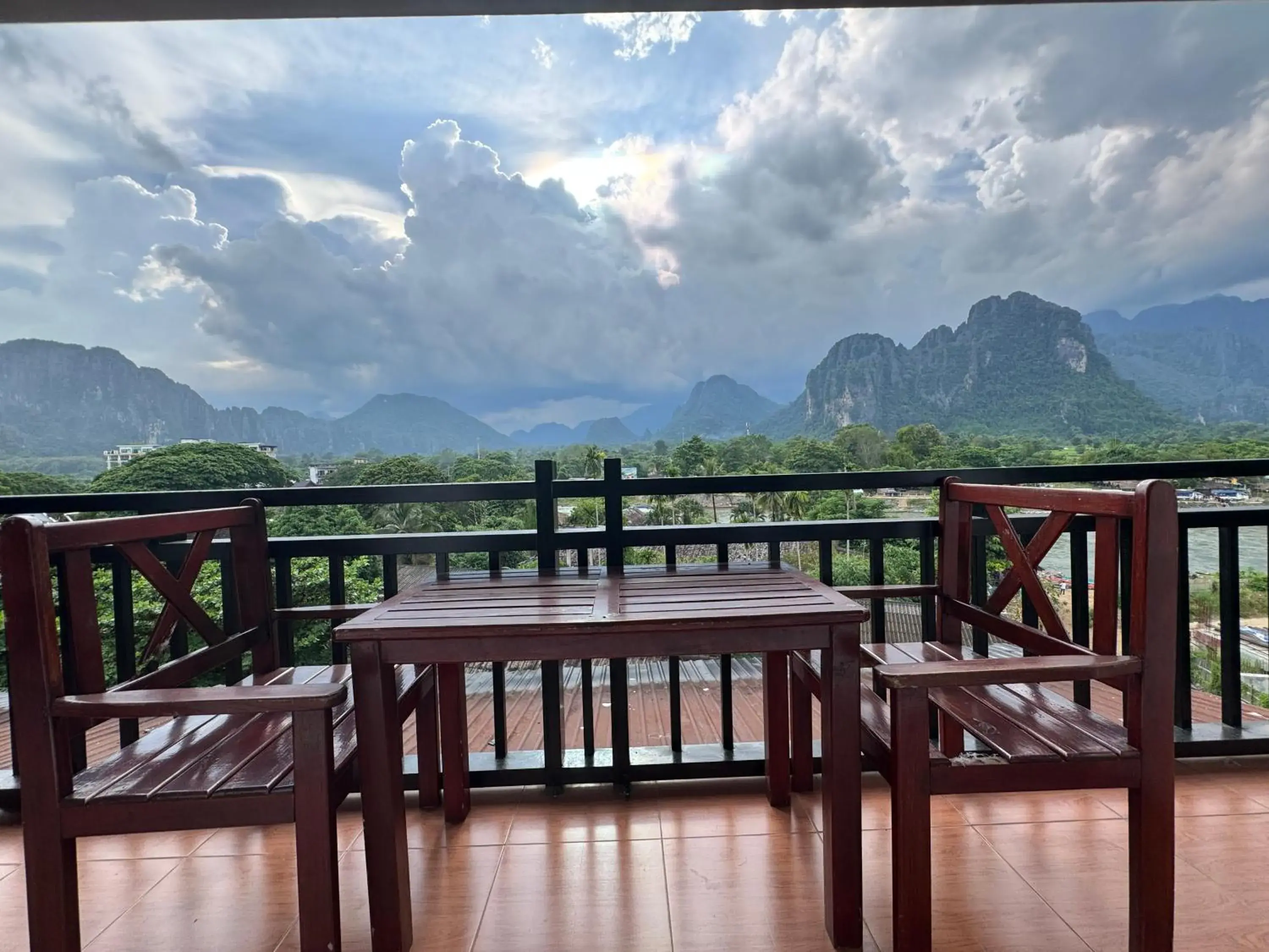 View (from property/room) in Vang Vieng Backpackers Hostel View (from property/room) in Vang Vieng Backpackers Hostel