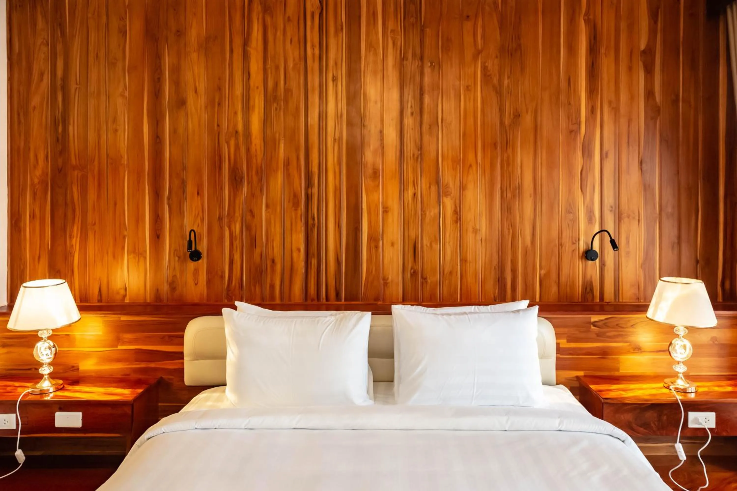 Bed in LuangPrabang Center Hotel