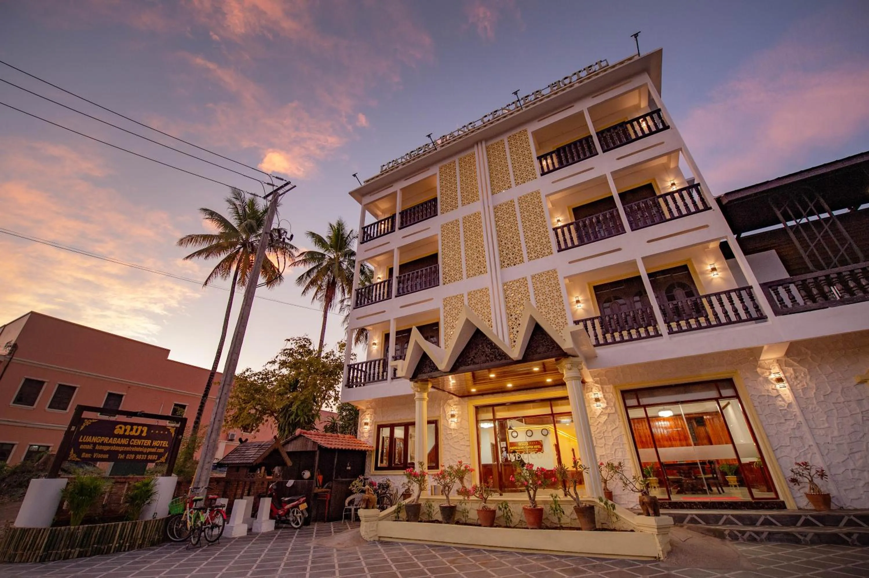 Property building in LuangPrabang Center Hotel