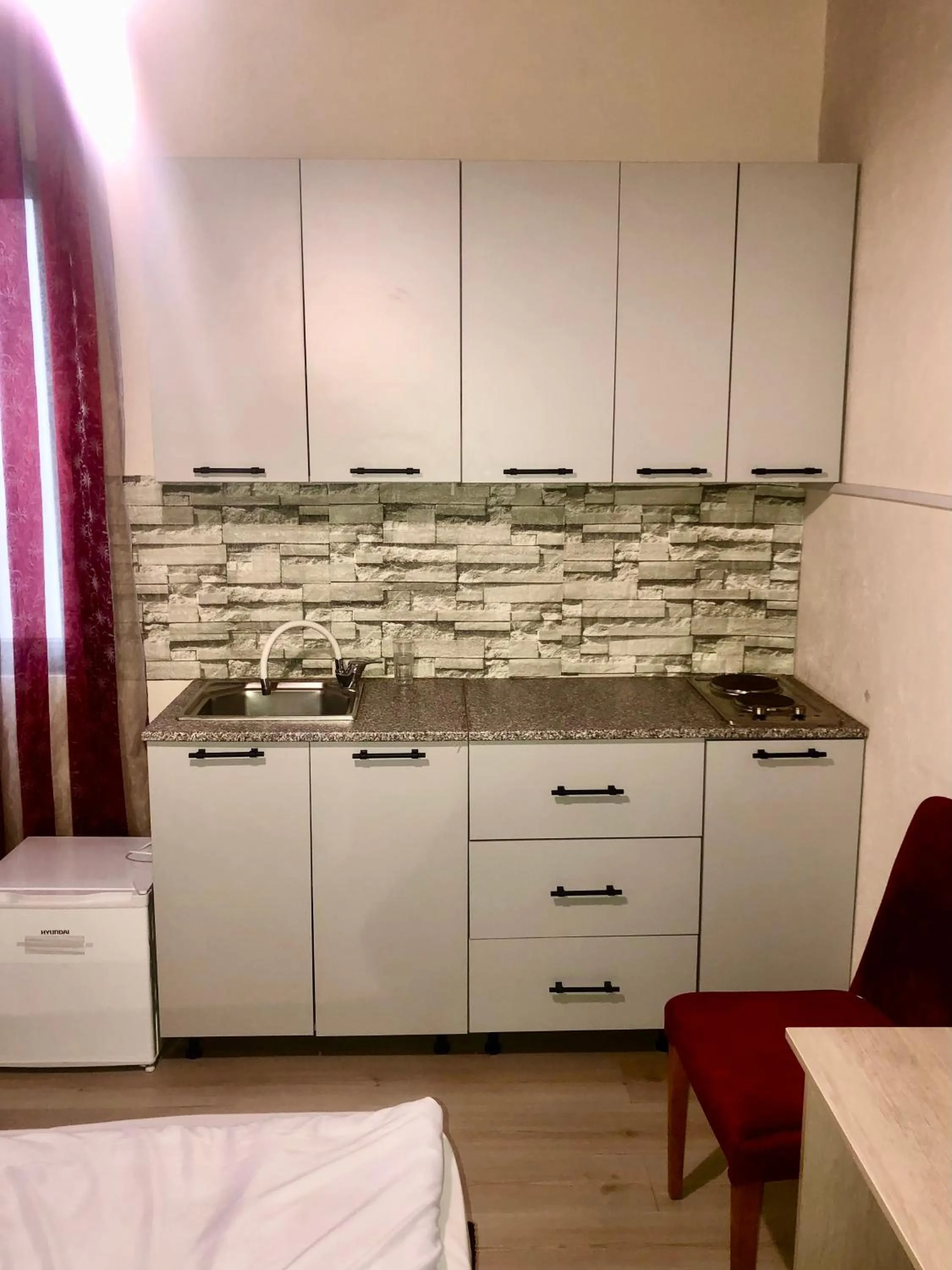 Kitchen or kitchenette in Hotel My Rose