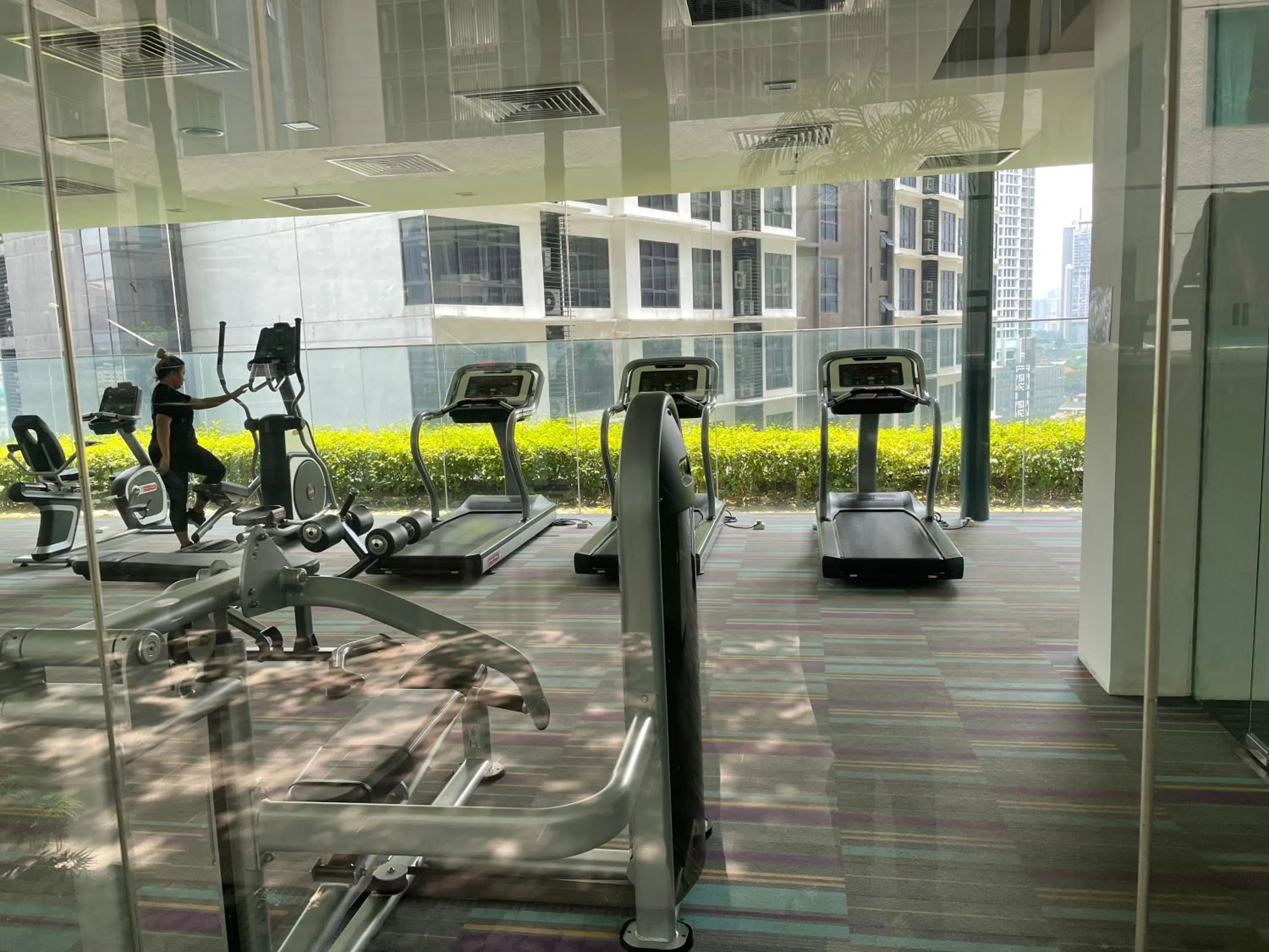 Fitness centre/facilities in Mercu Summer Suite KLCC by Kuminshu