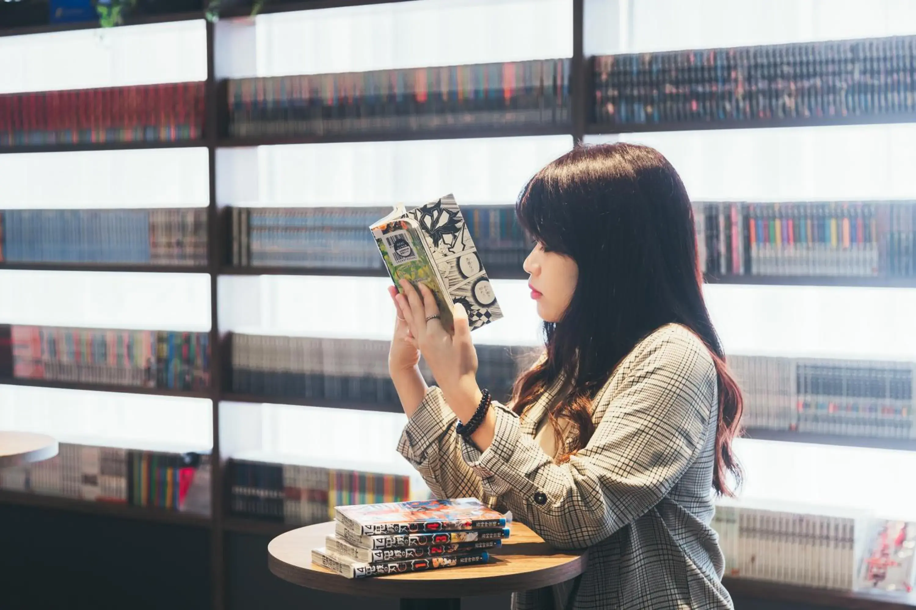 Lobby or reception in Quintessa Hotel Kokura Comic & Books Lobby or reception in Quintessa Hotel Kokura Comic & Books