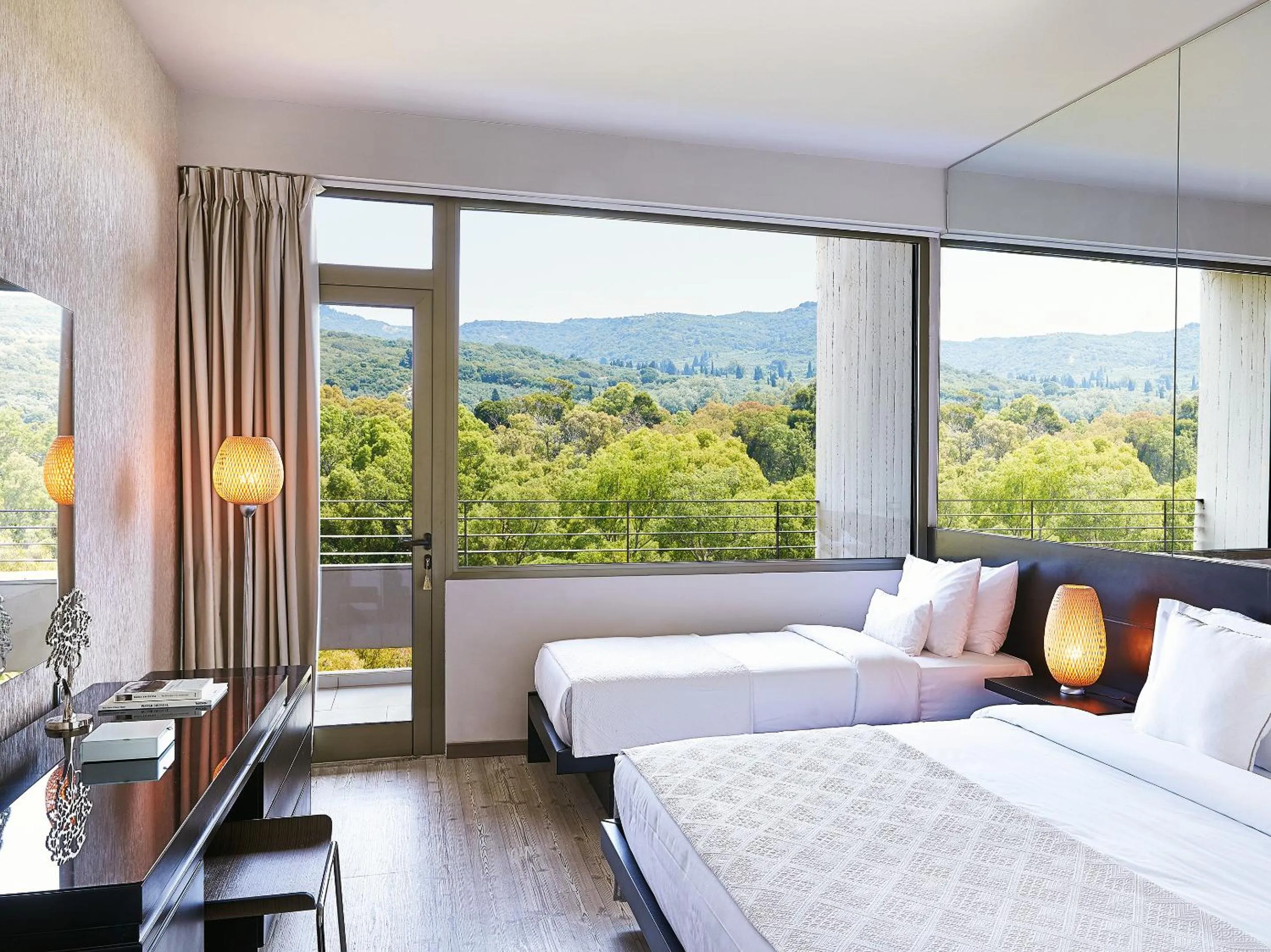 Photo of the whole room, Bed in Grecotel LUXME Palms at Riviera Olympia & Aqua Park