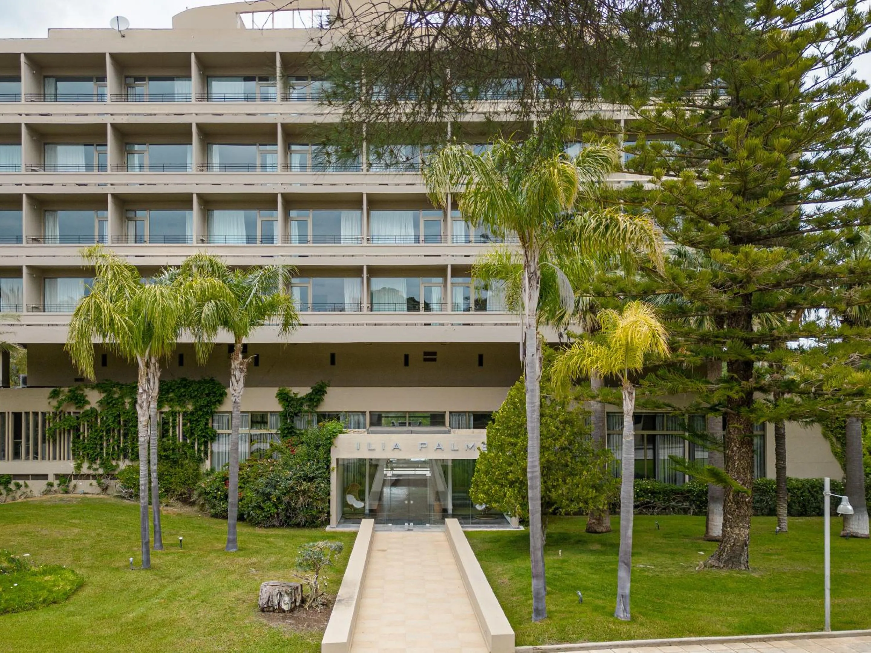 Property building in Grecotel LUXME Palms at Riviera Olympia & Aqua Park