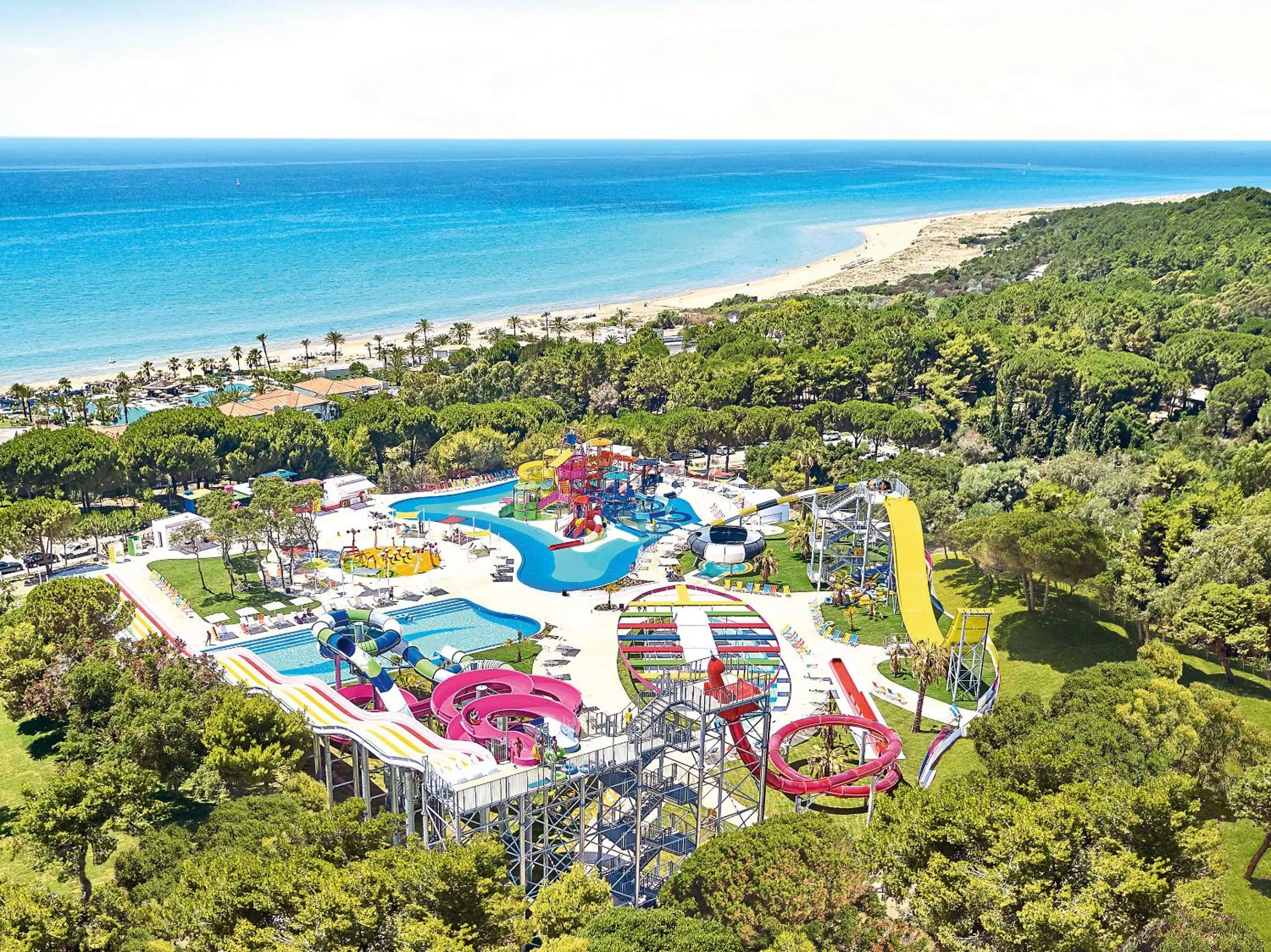 Aqua park in Grecotel LUXME Palms at Riviera Olympia & Aqua Park