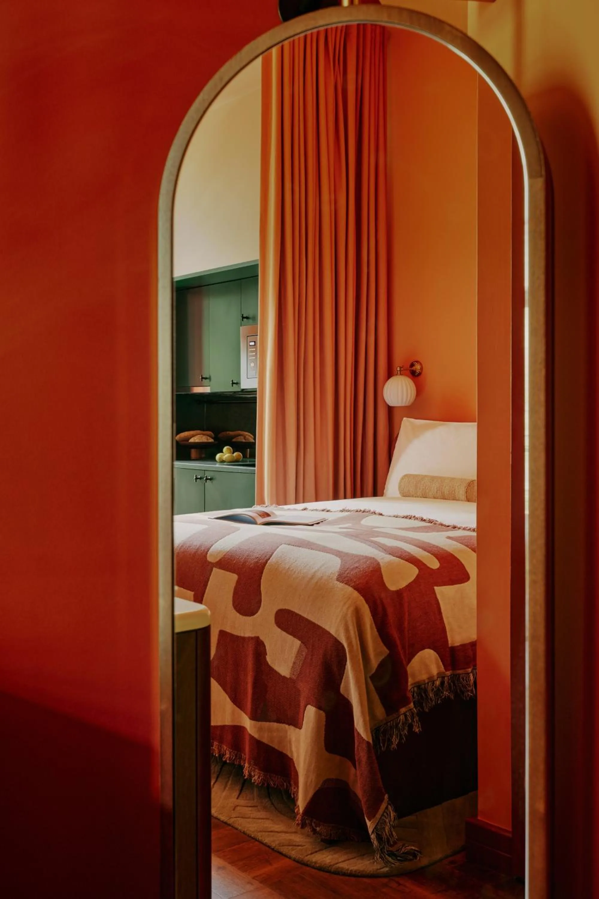 Decorative detail, Bed in Ember Locke Kensington