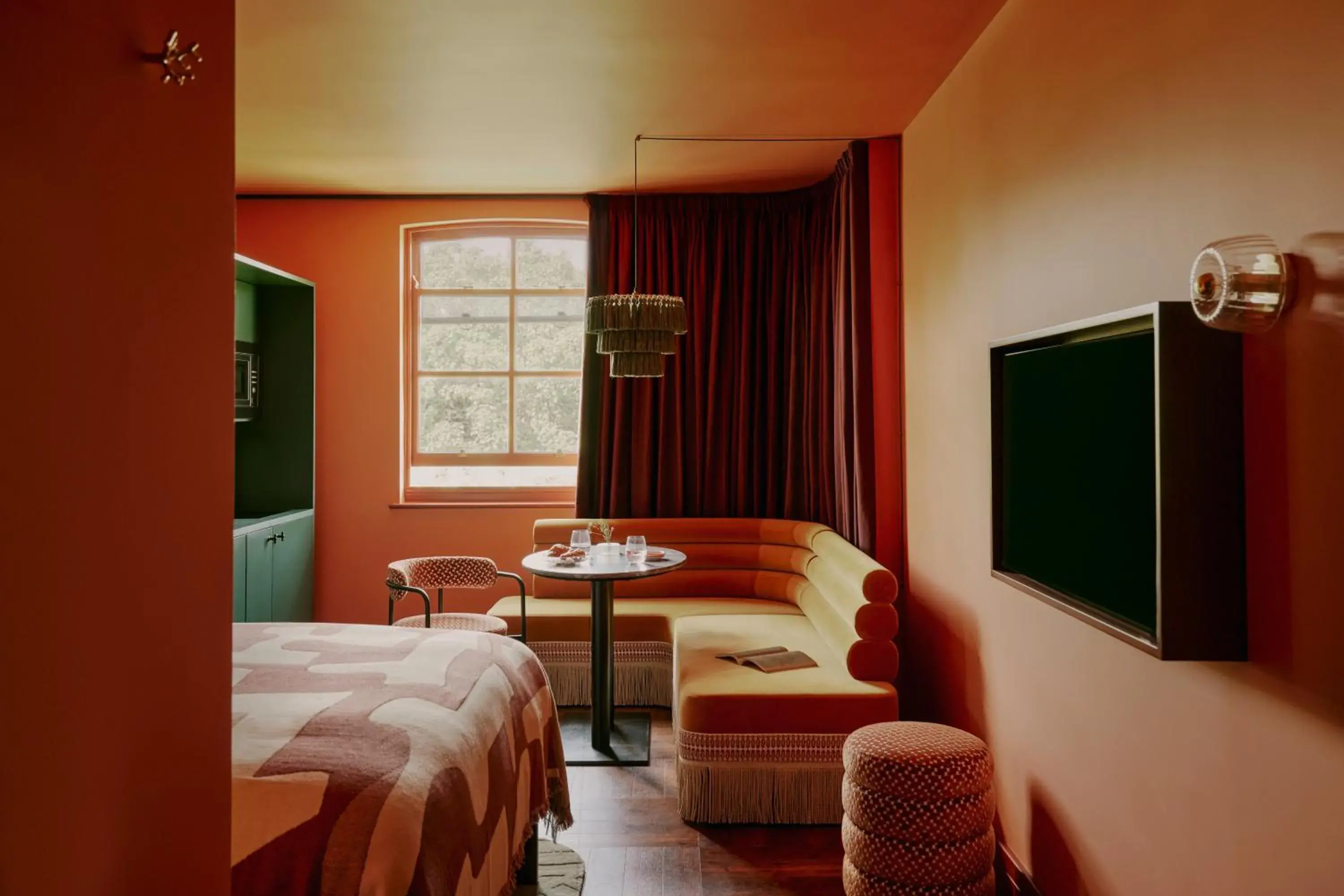 Bedroom, Bed in Ember Locke Kensington Bedroom, Bed in Ember Locke Kensington