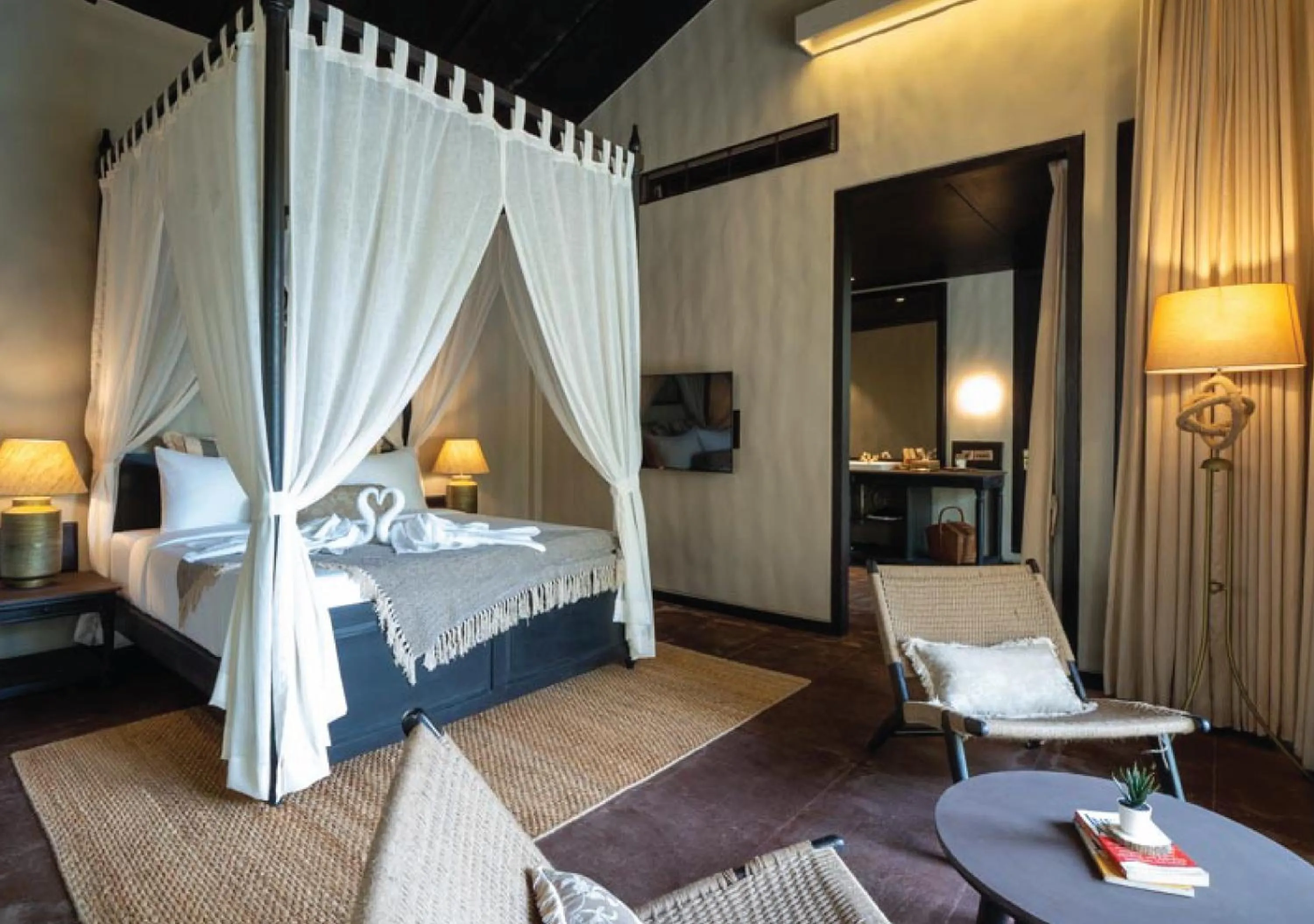 Bed in Red Thread Morjim