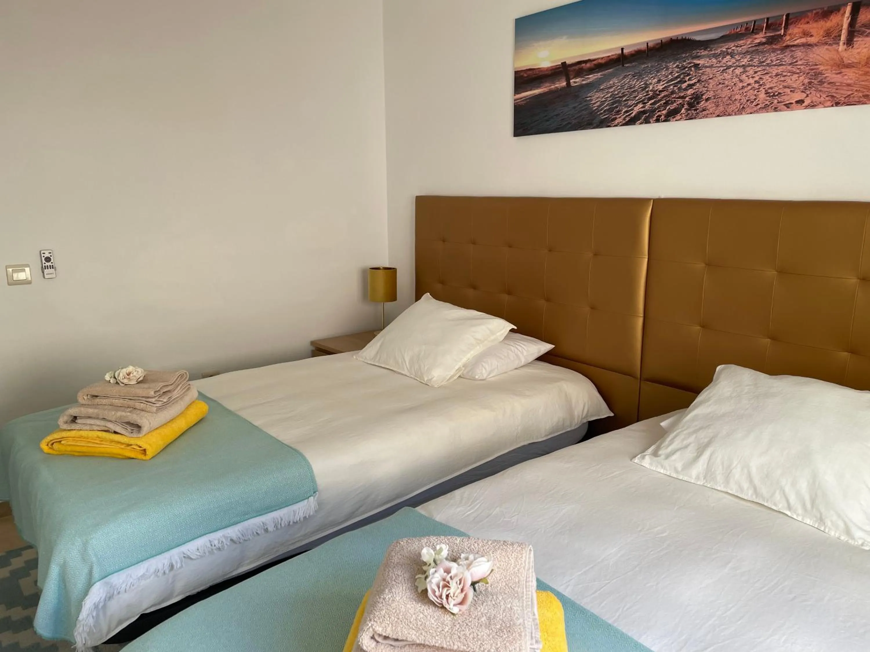 Bed in Sunset apartment, front line Mijas Golf