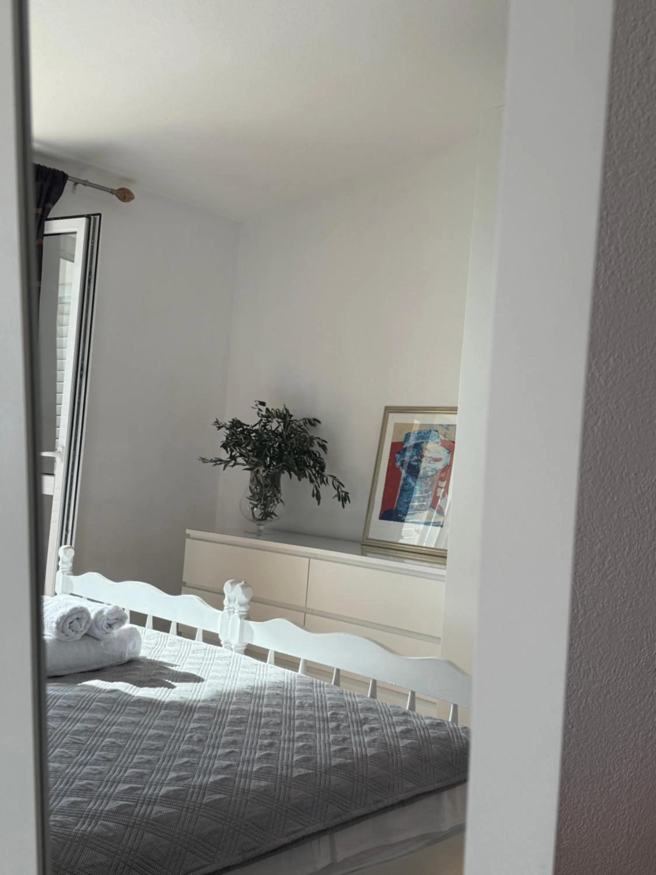 Bedroom, Bed in Apartment Vrle