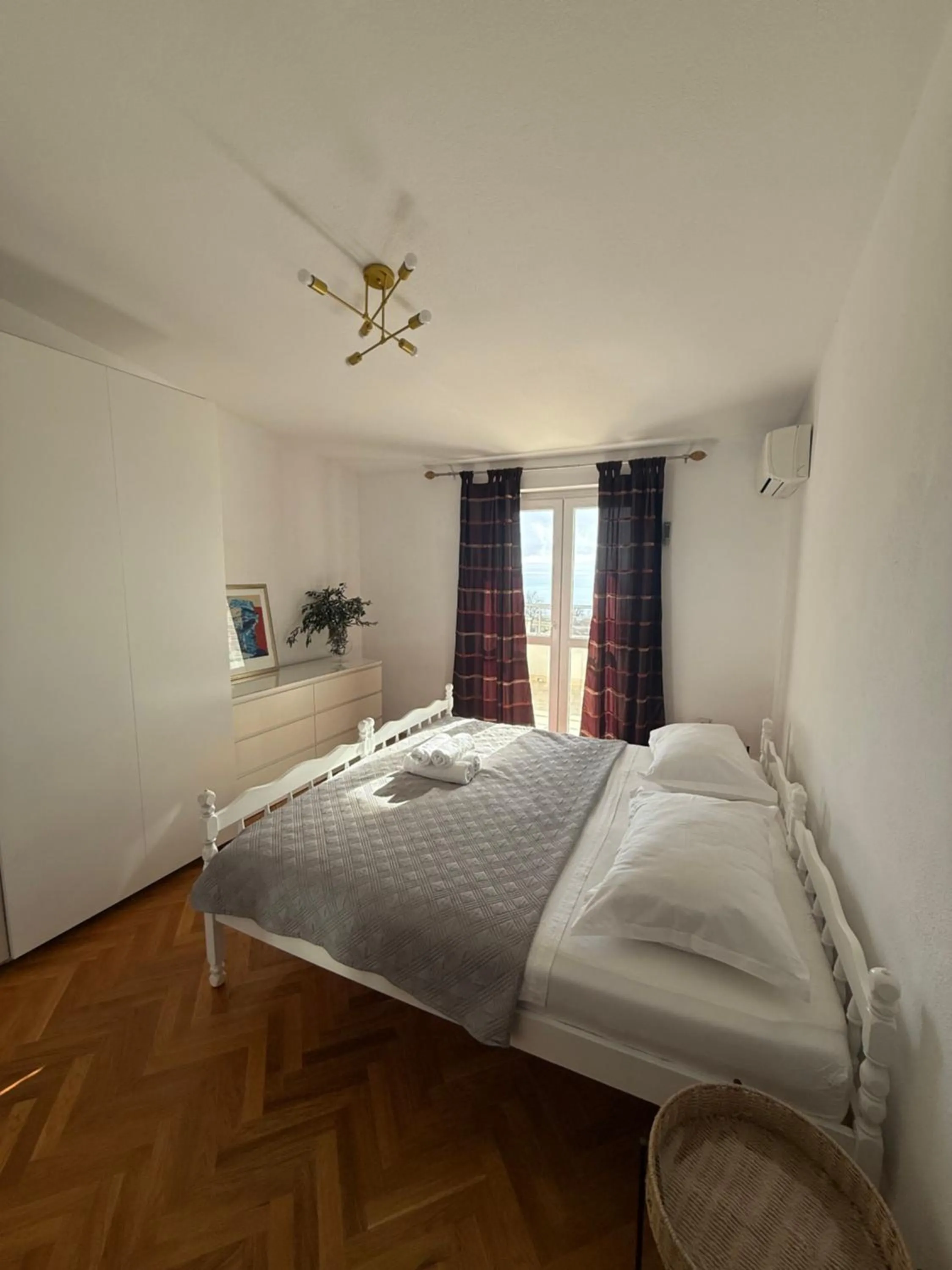 Bedroom, Bed in Apartment Vrle