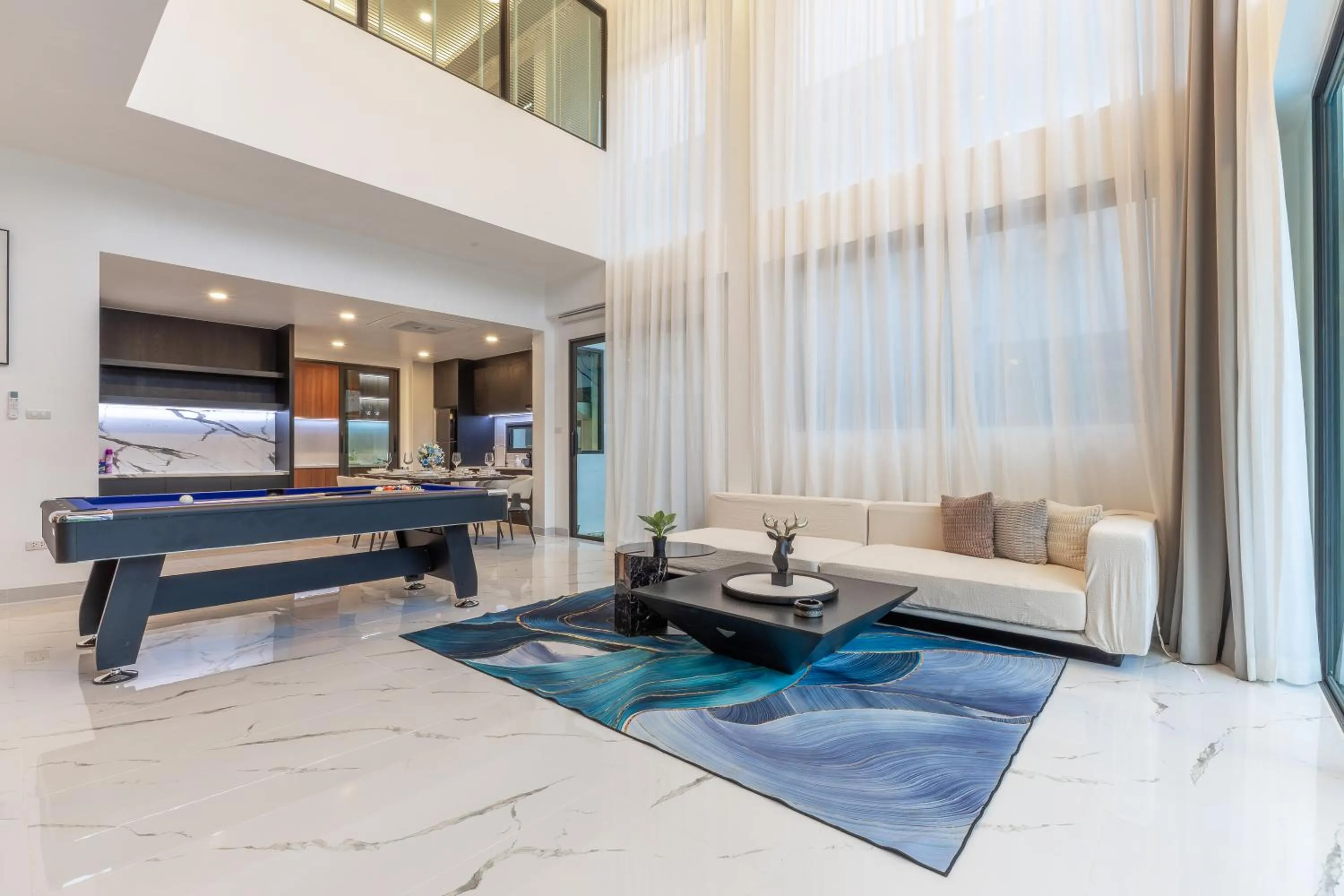 Living room in Southern Peak Pool Villa Huay Yai Pattaya