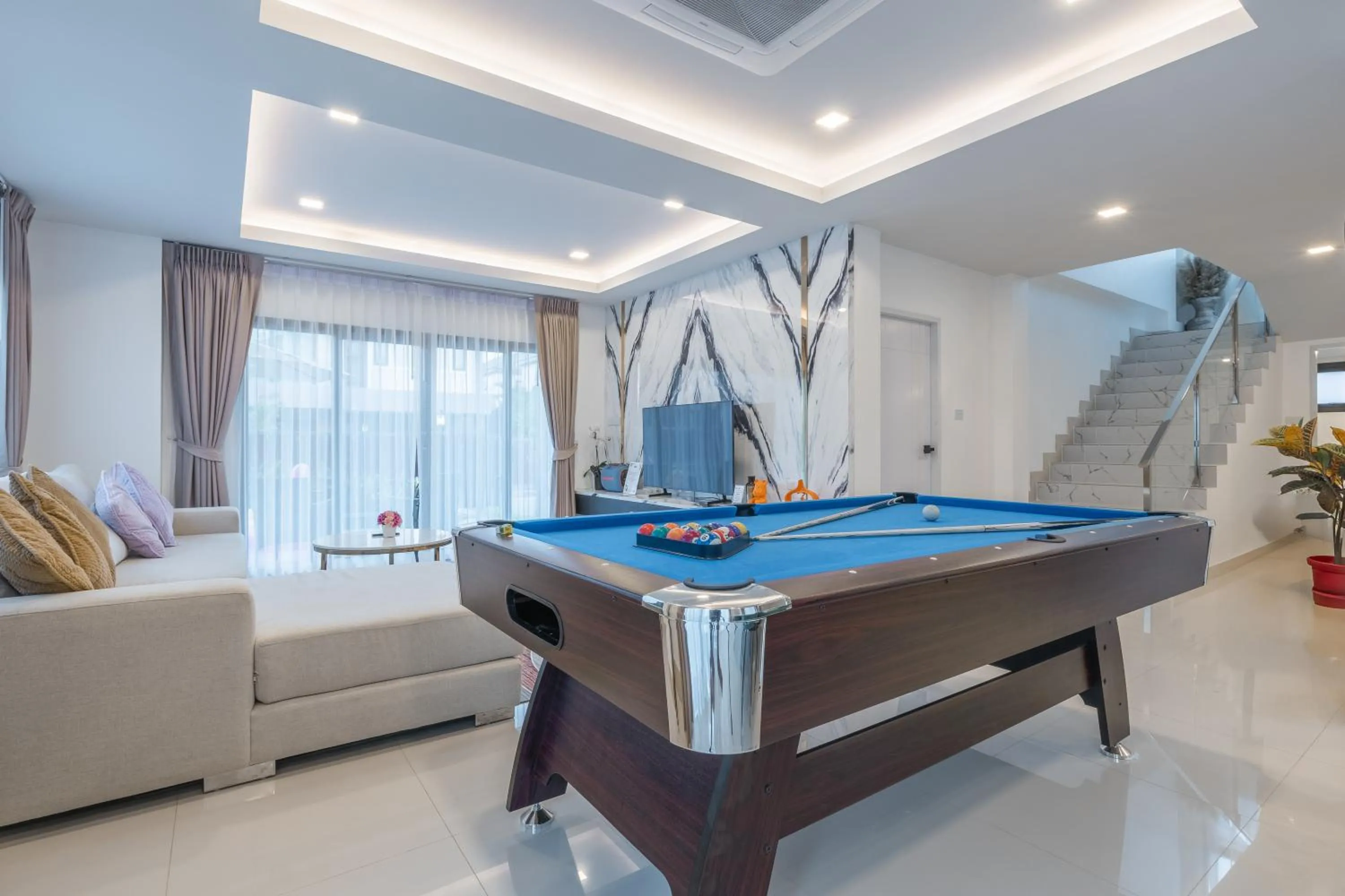Game Room in Southern Peak Pool Villa Huay Yai Pattaya