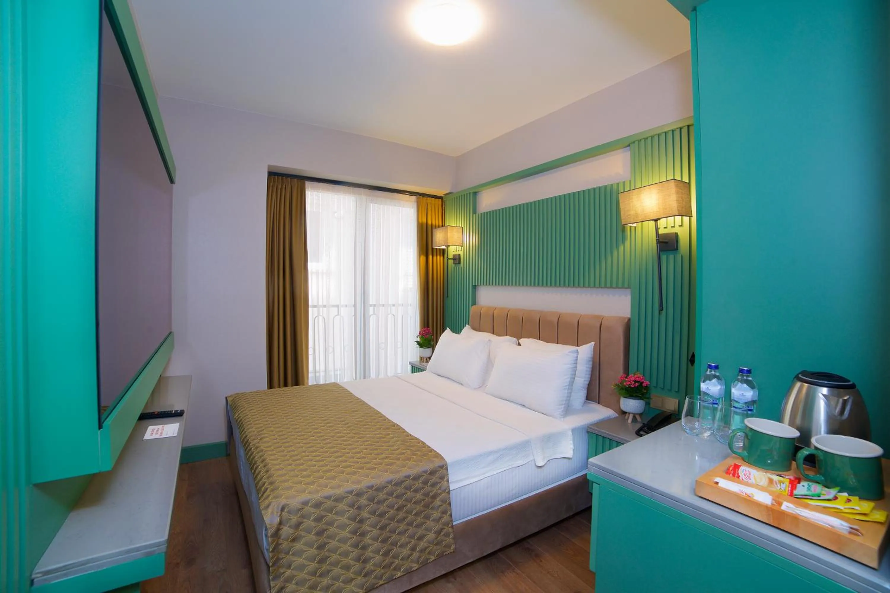 Bed in Çanakkale Bosphorus Port Aspen Hotel