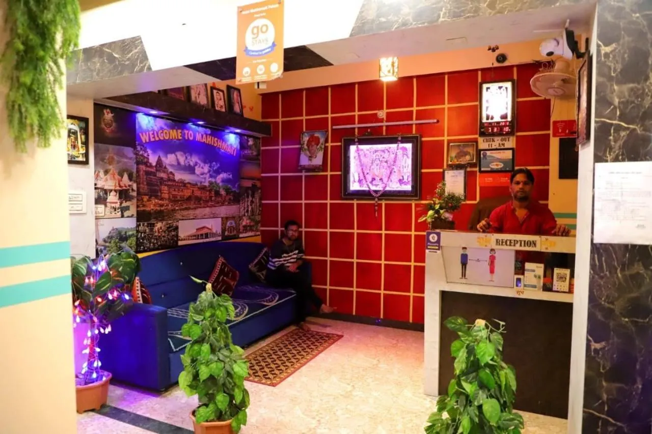 Lobby or reception in Hotel Mahishmati Palace