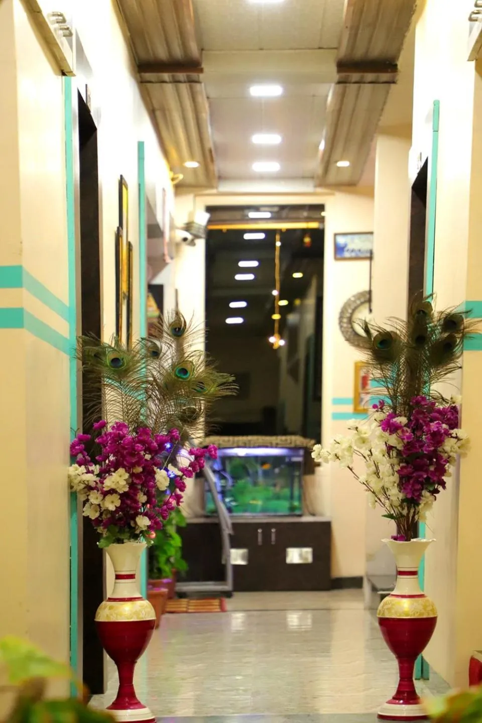 Lobby or reception in Hotel Mahishmati Palace