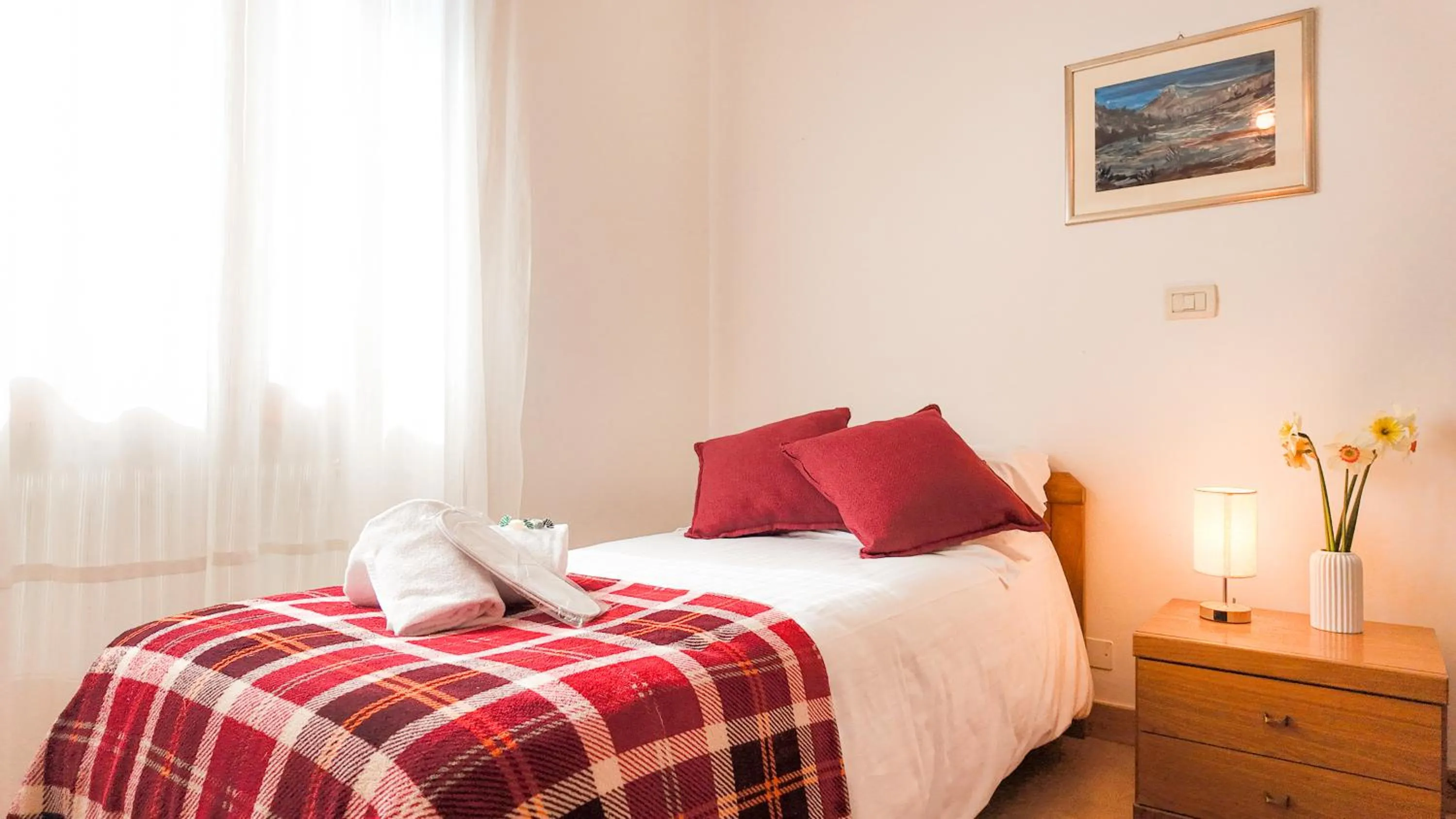 Bed in Albergo Dalla Mena