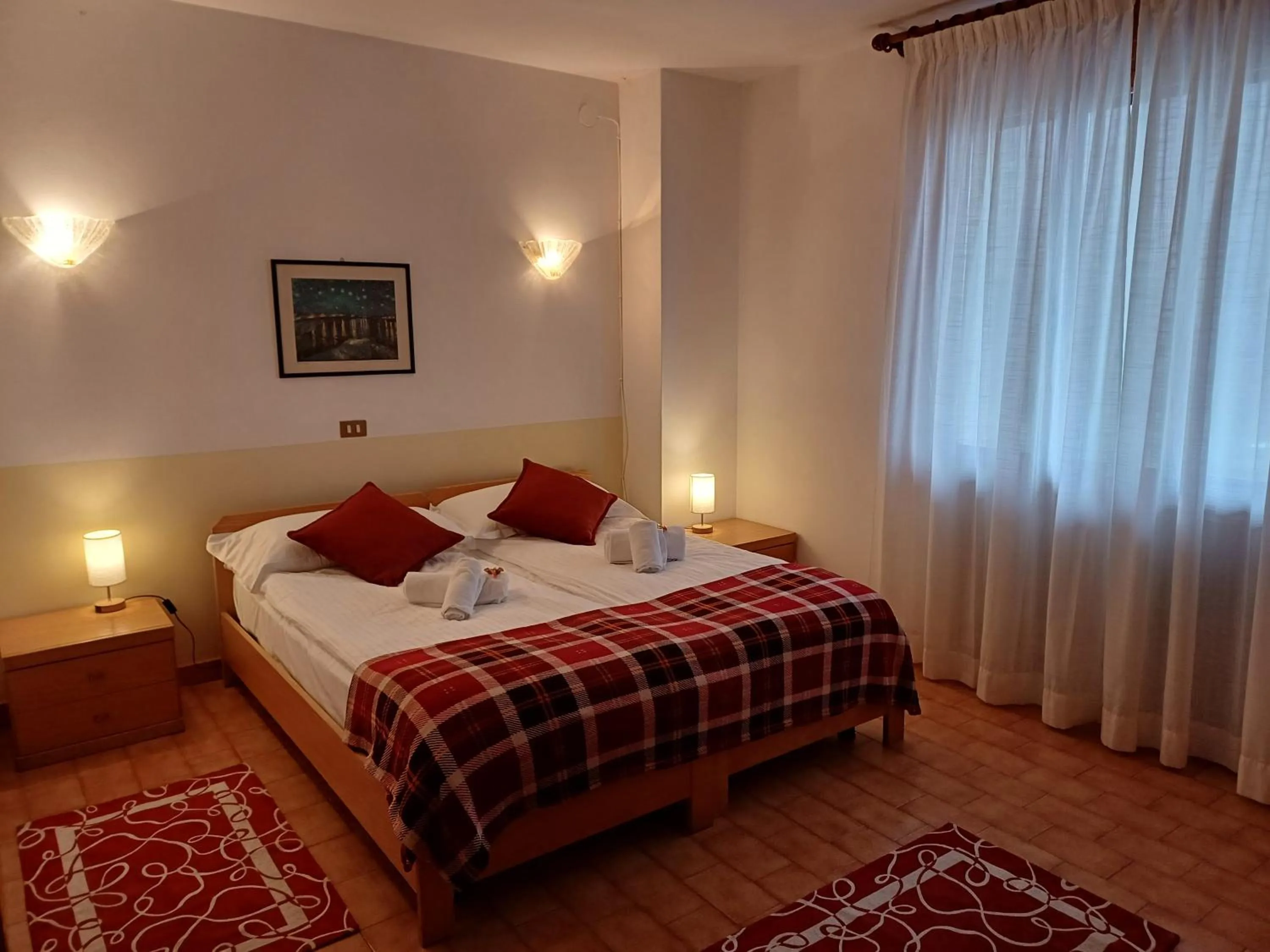 Bed in Albergo Dalla Mena