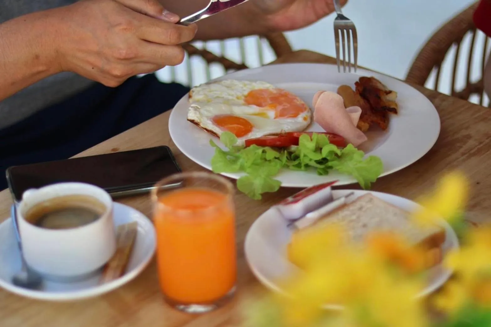 Breakfast in Smile Samui Chaweng Beach Front Resort