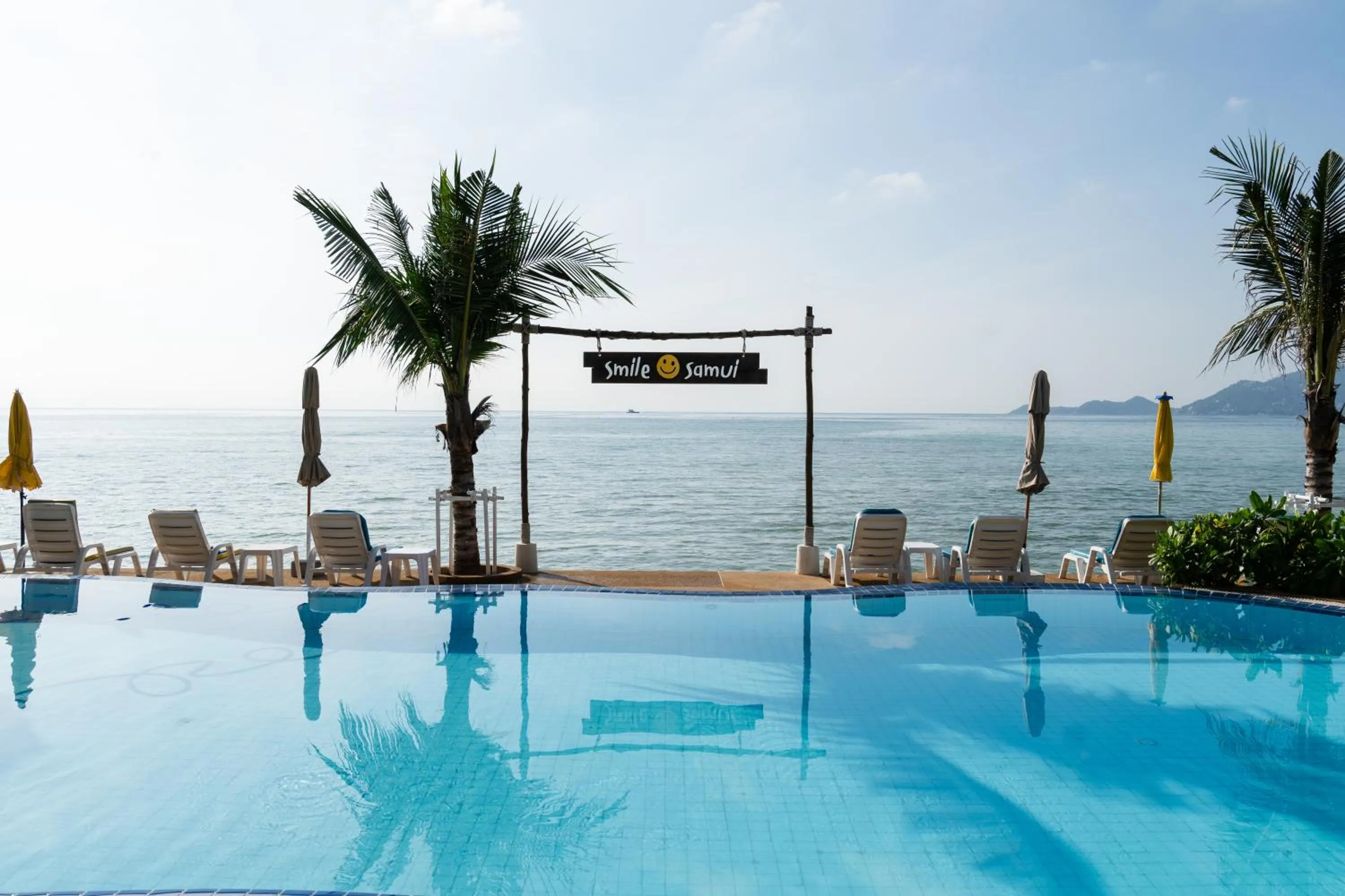 Pool view in Smile Samui Chaweng Beach Front Resort