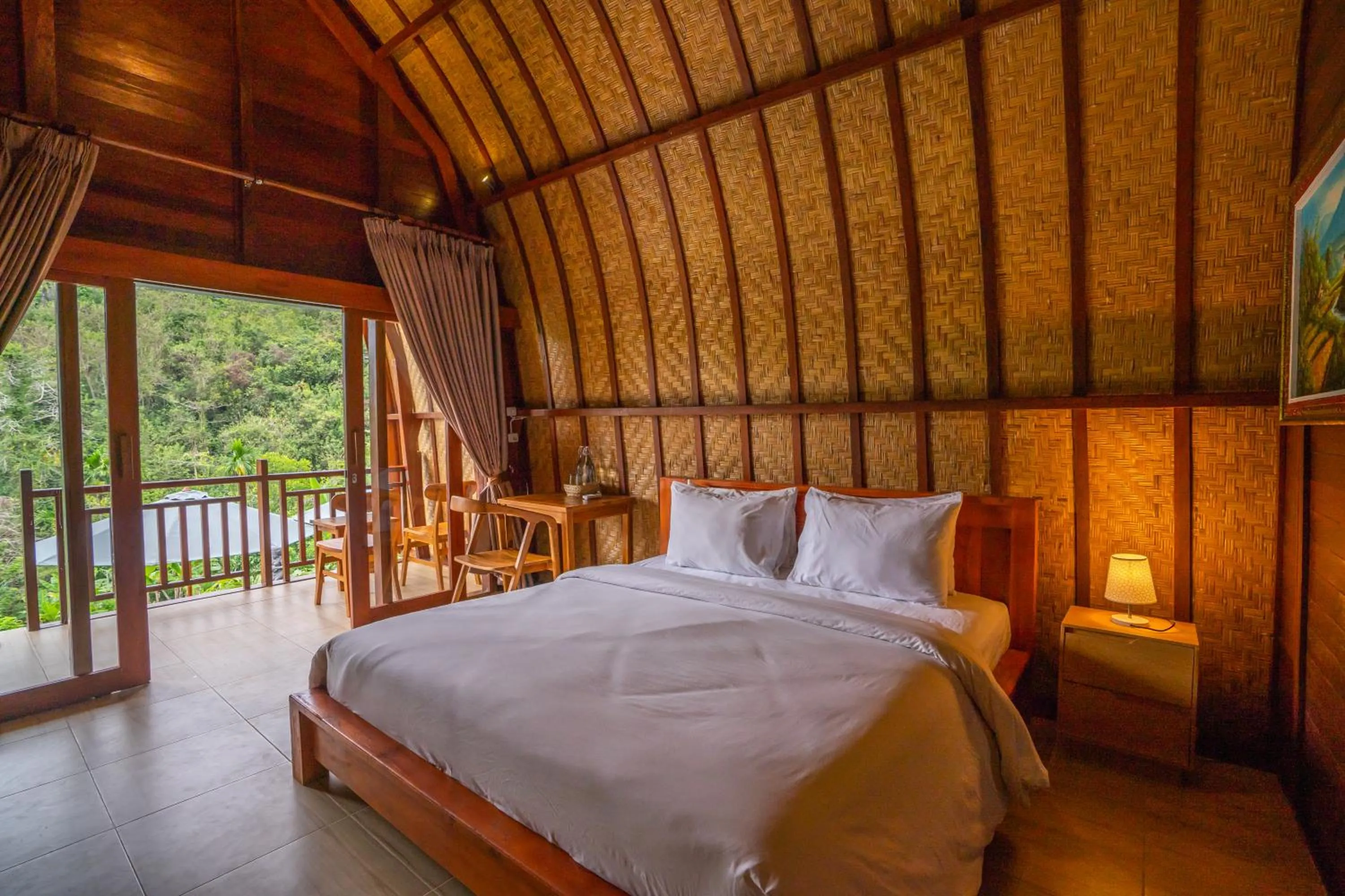 Bed in Lumbung Seraya Villa