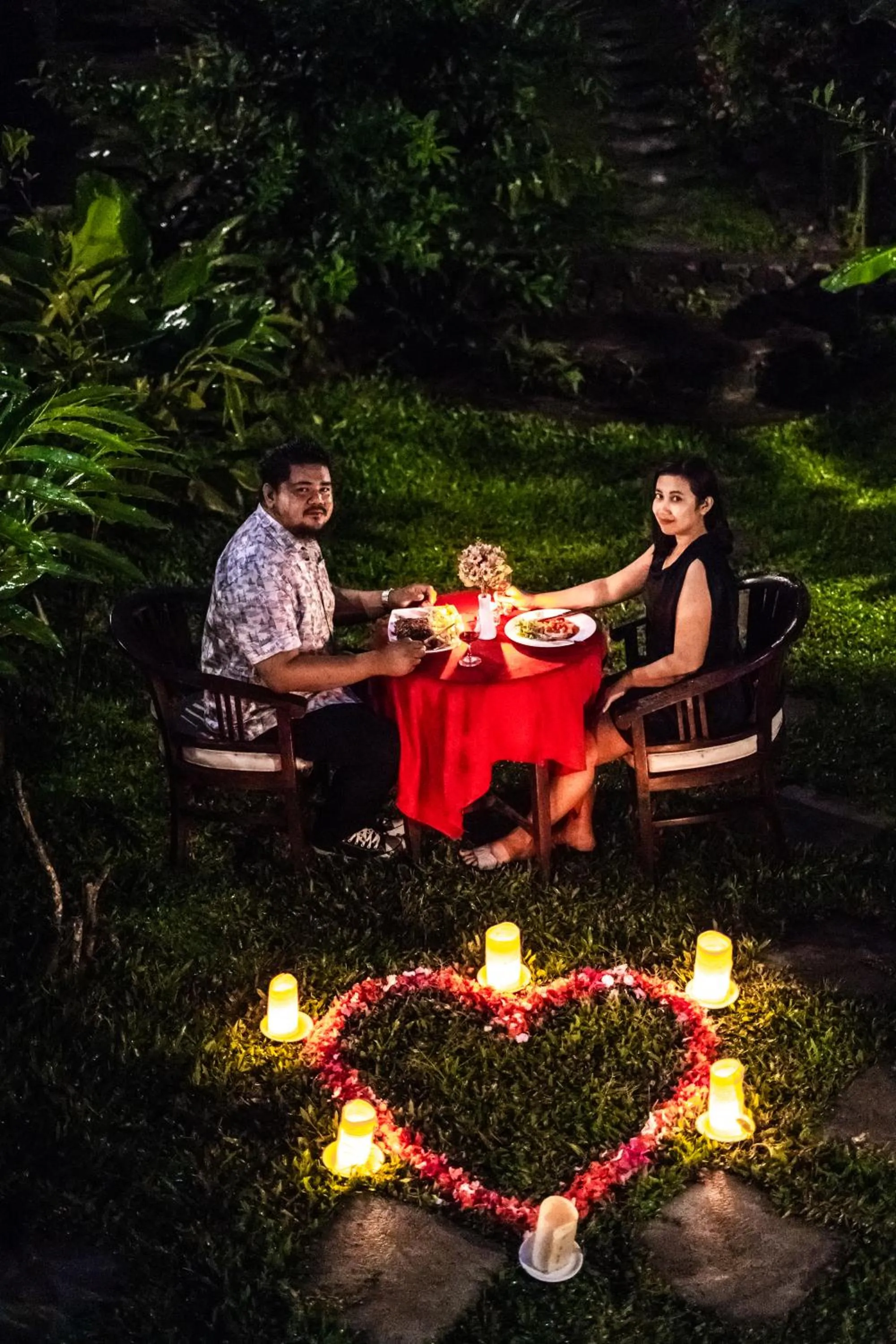 Dinner in Lumbung Seraya Villa
