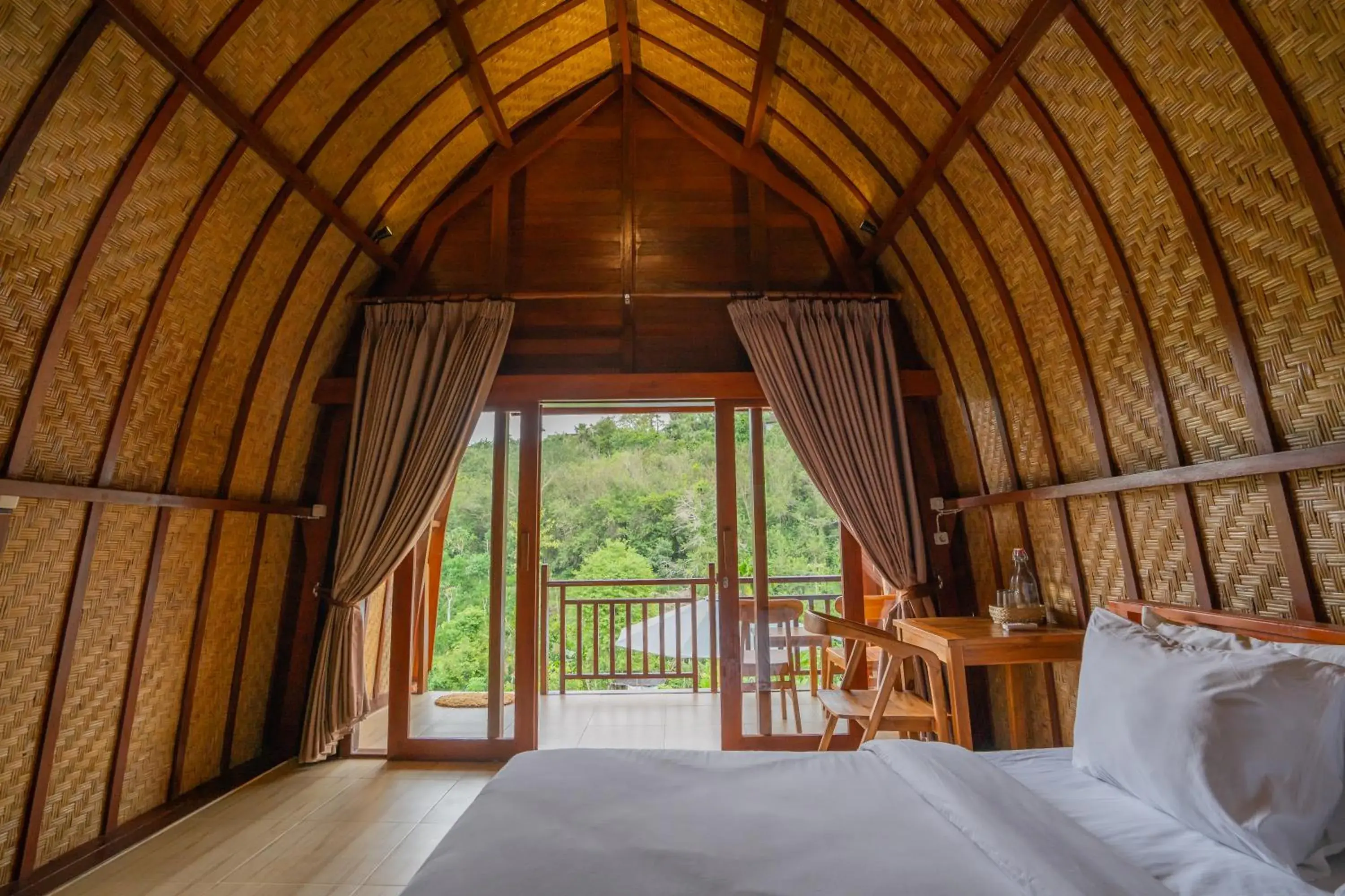 Bed in Lumbung Seraya Villa Bed in Lumbung Seraya Villa