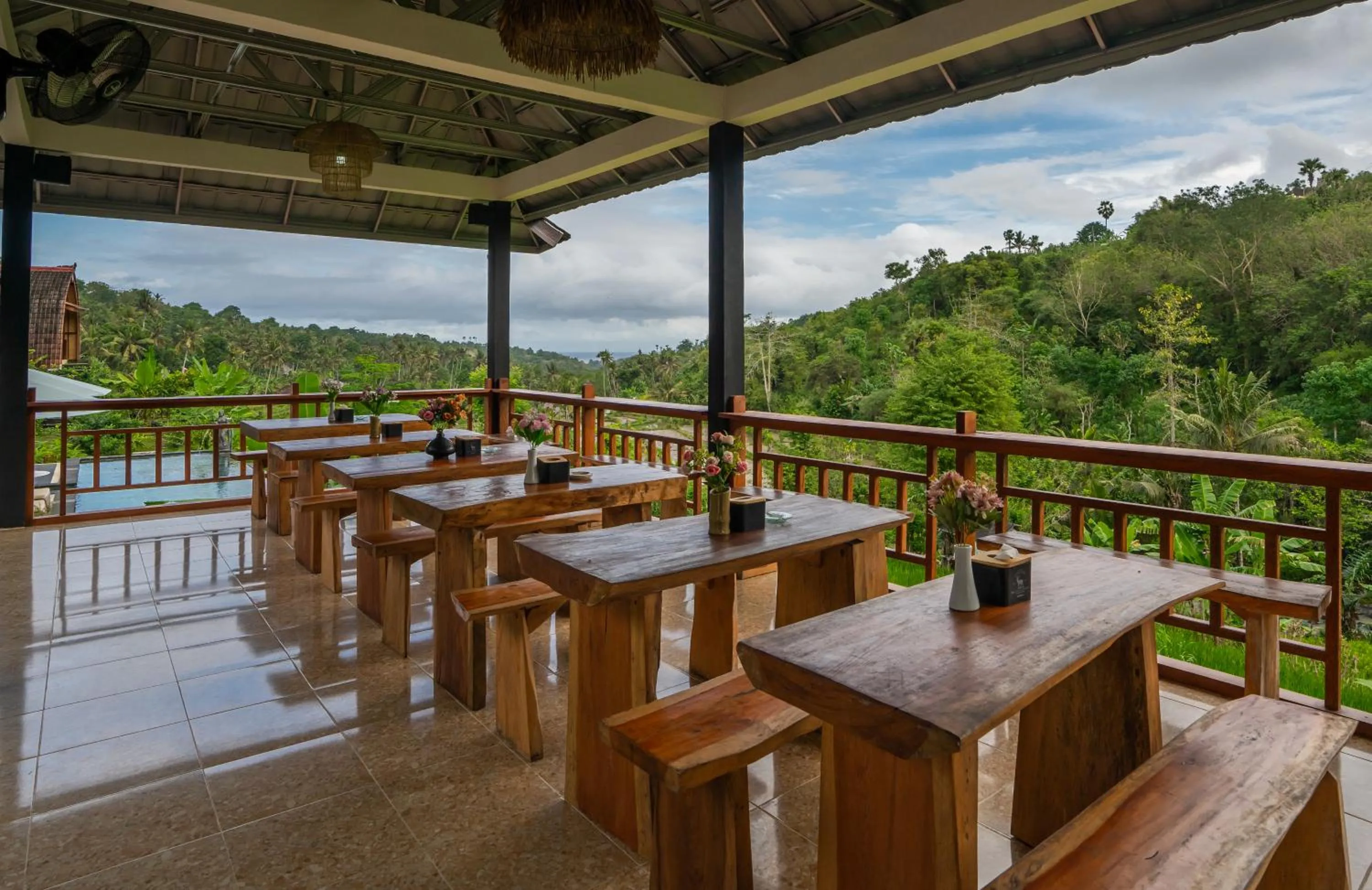 Patio in Lumbung Seraya Villa