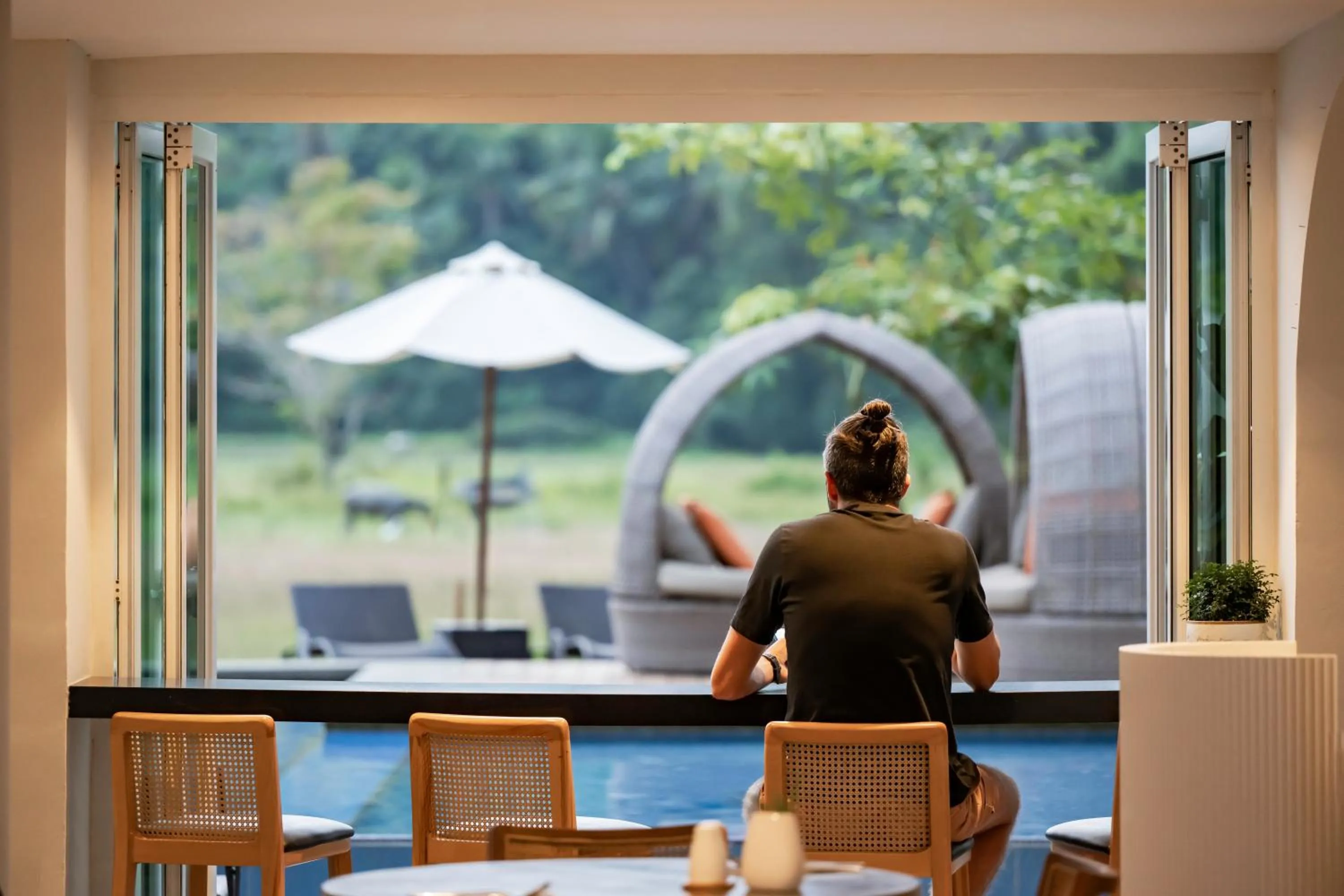 Seating area in The Bayou Hotel Langkawi
